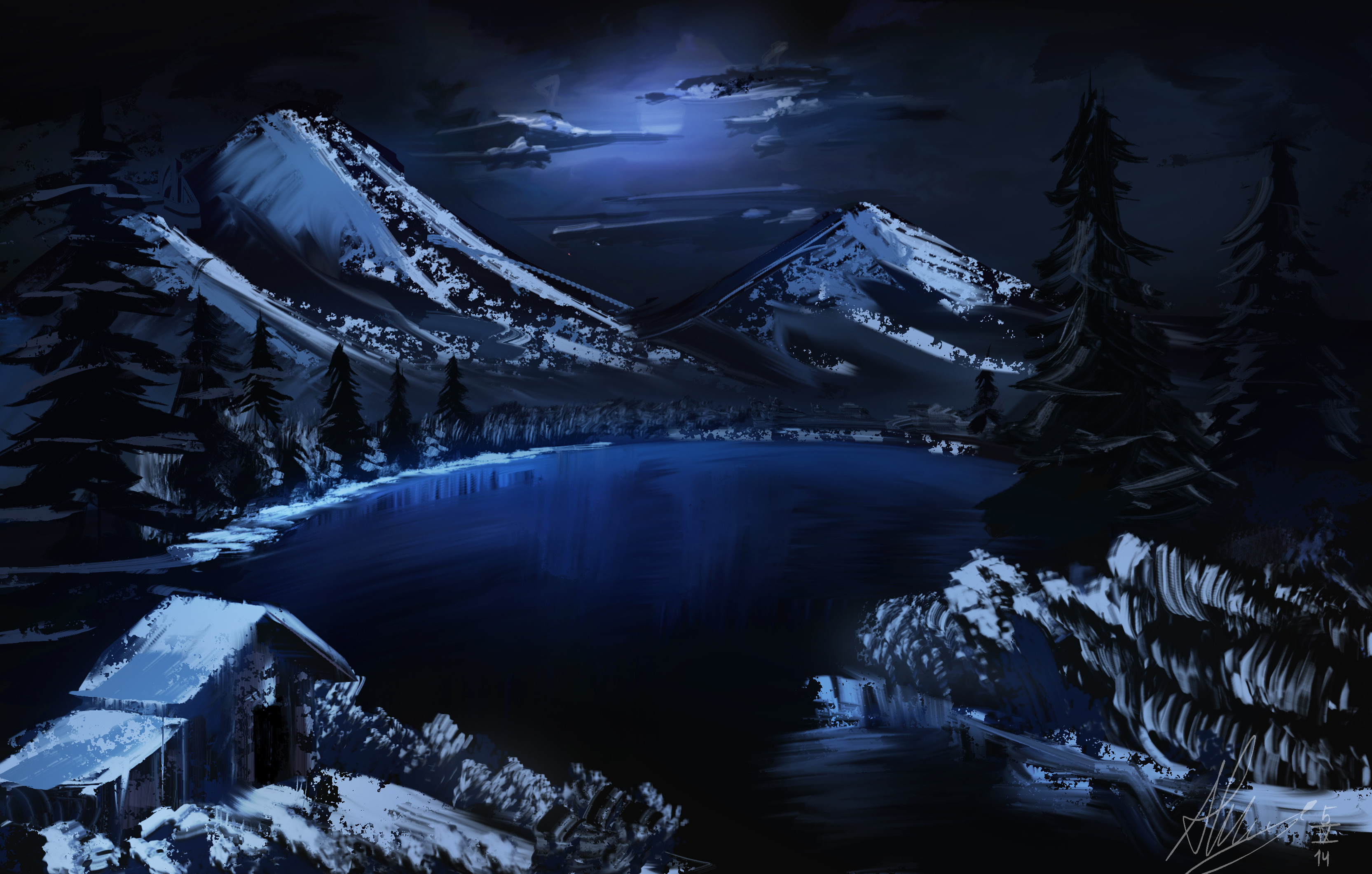 Bob Ross Challenge – Episode 6 by Alumx