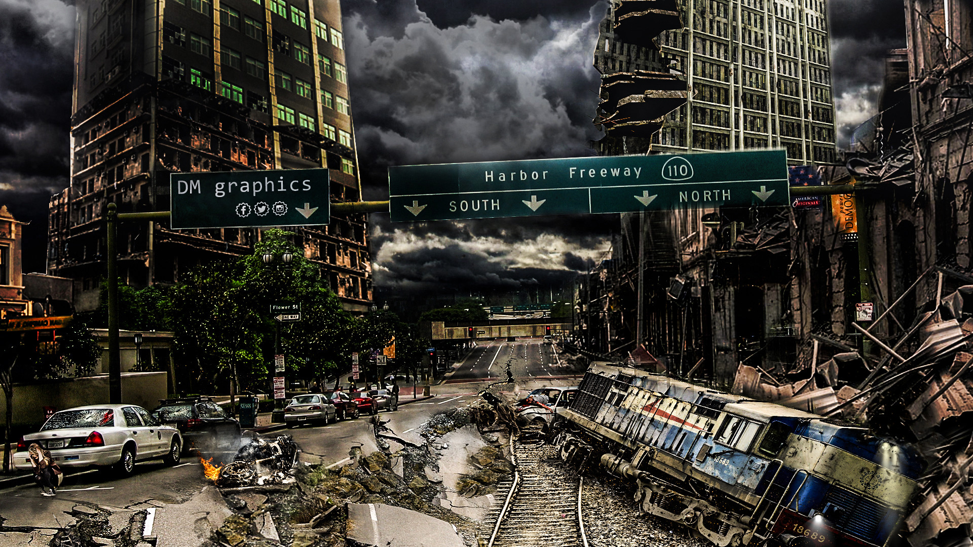Destroyed City by DoubleMpics Destroyed City by DoubleMpics