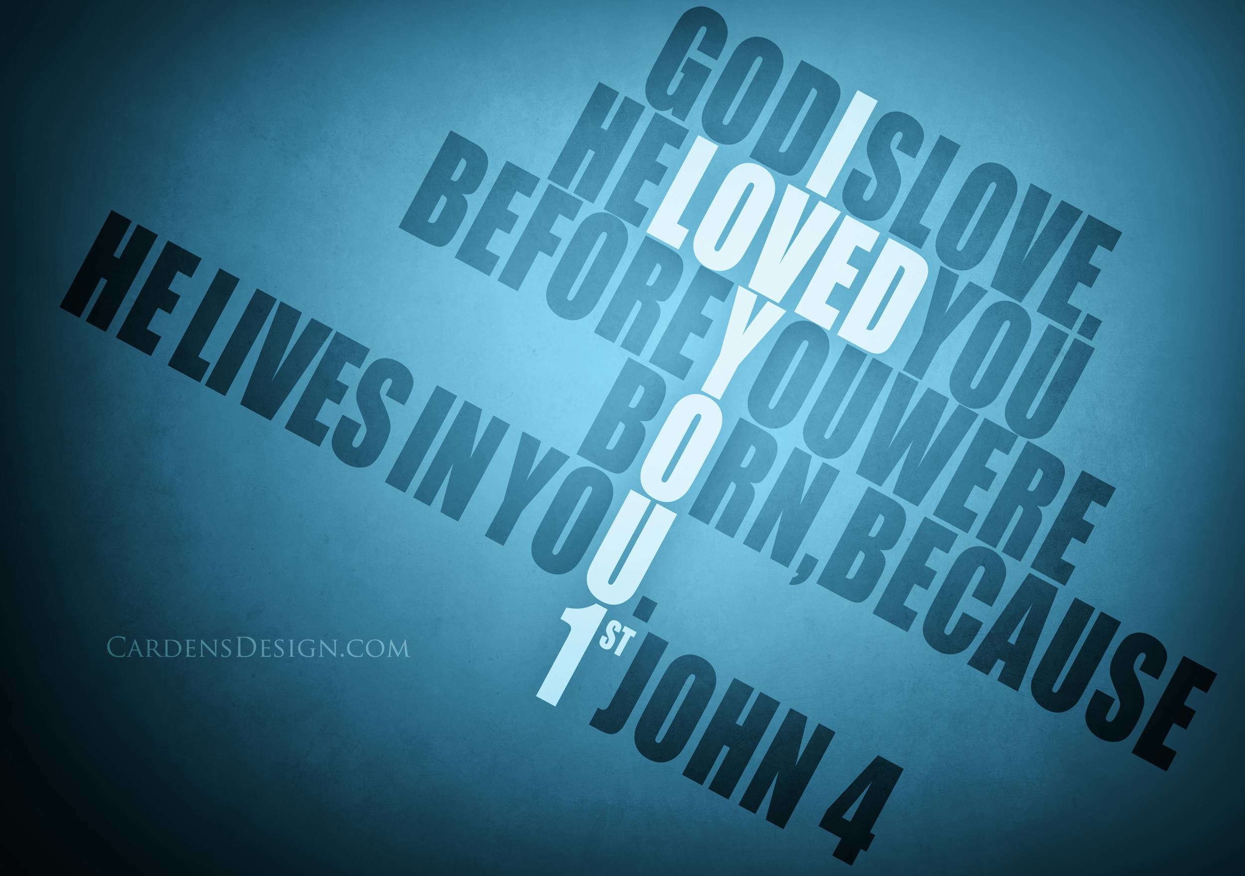 God Is Love Graphic HD Wallpaper | Christian Wallpapers