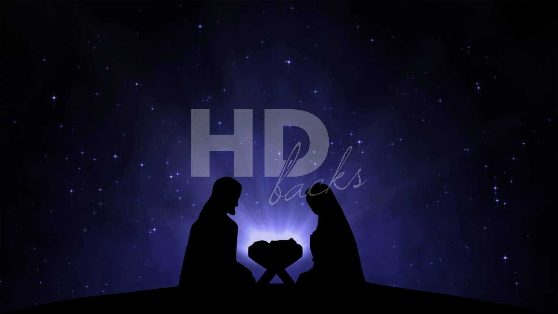 Nativity Silhouette – HD Background Loop