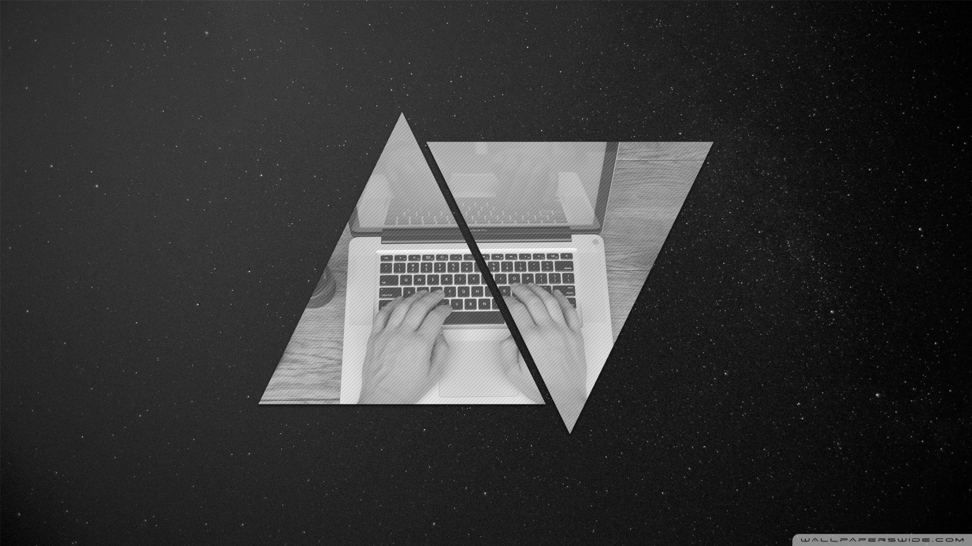 MacBook_Triangles HD Wide Wallpaper for Widescreen