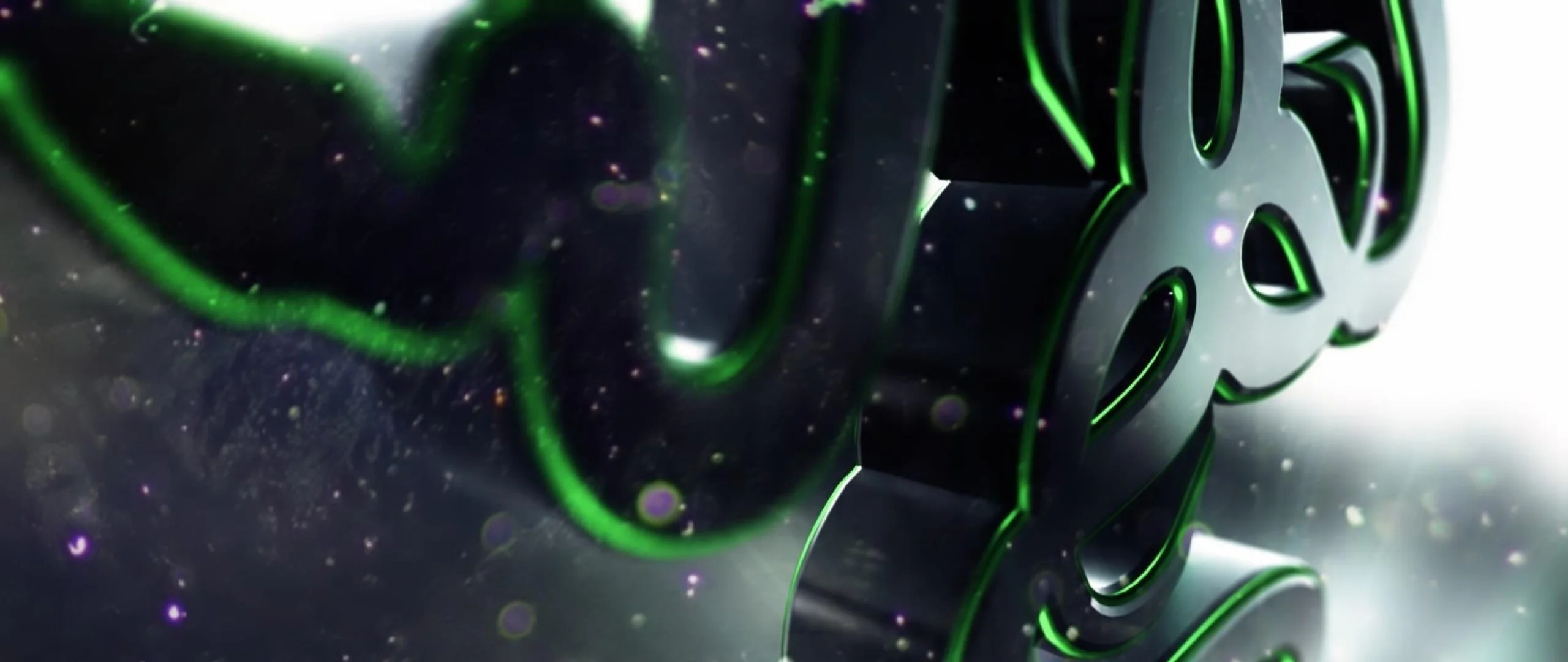 Preview wallpaper razer, logo, symbol, shape 2560×1080