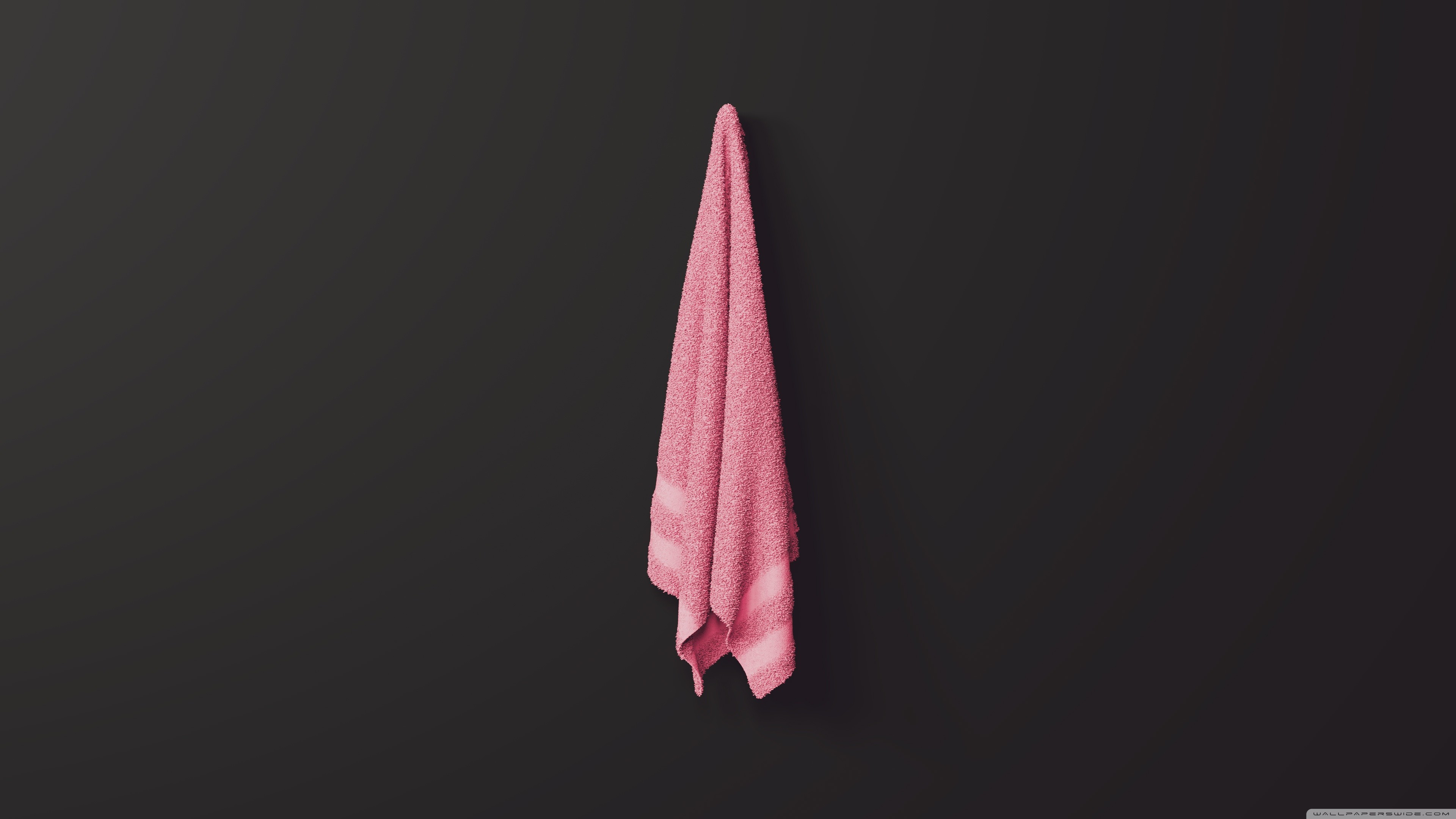 Minimal Towel Red 4K HD Wide Wallpaper for Widescreen