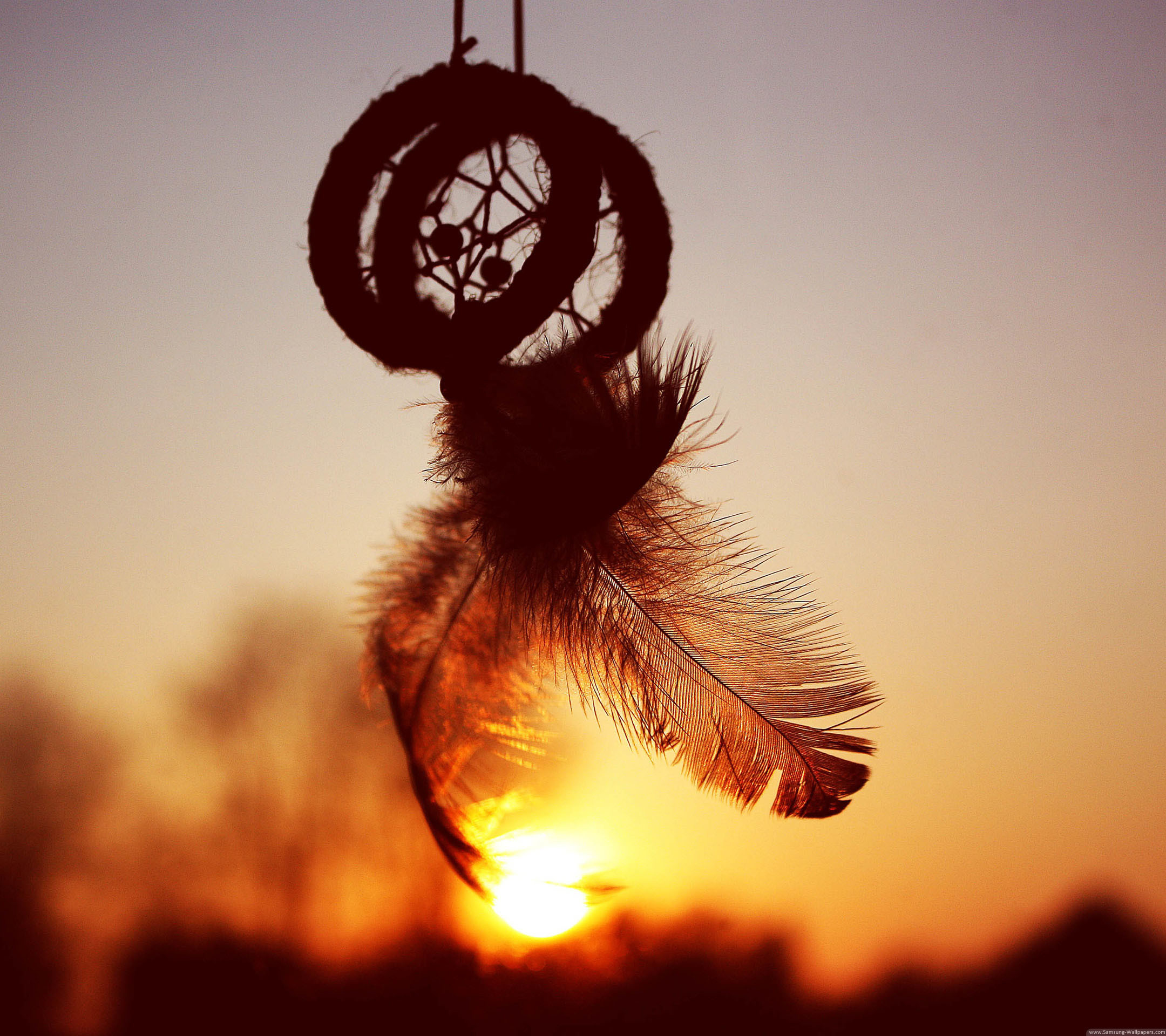 Sunset Feather Lock Screen Samsung Galaxy Note 3