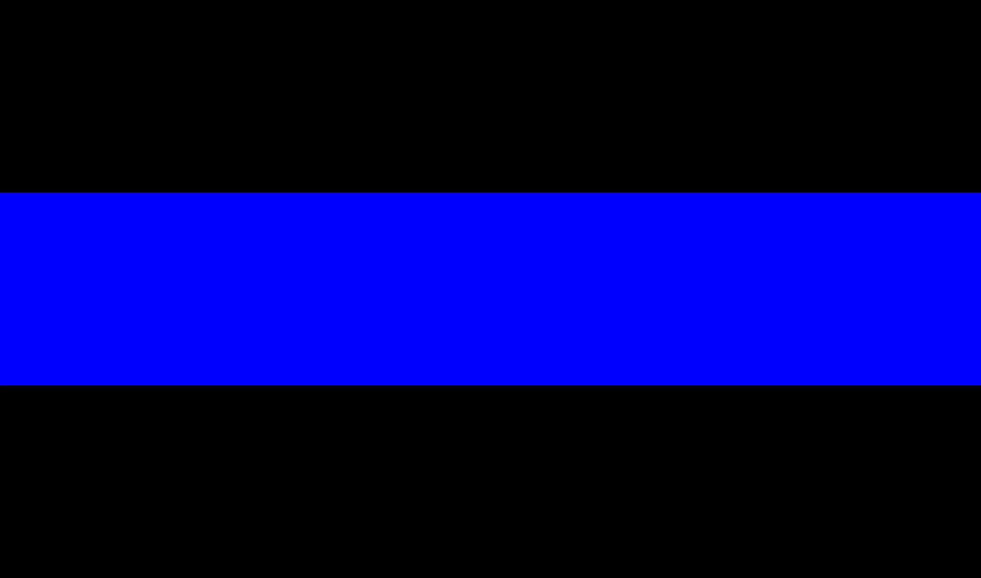 Current The Thin Blue Line, a Flag Used by Police Officers in North