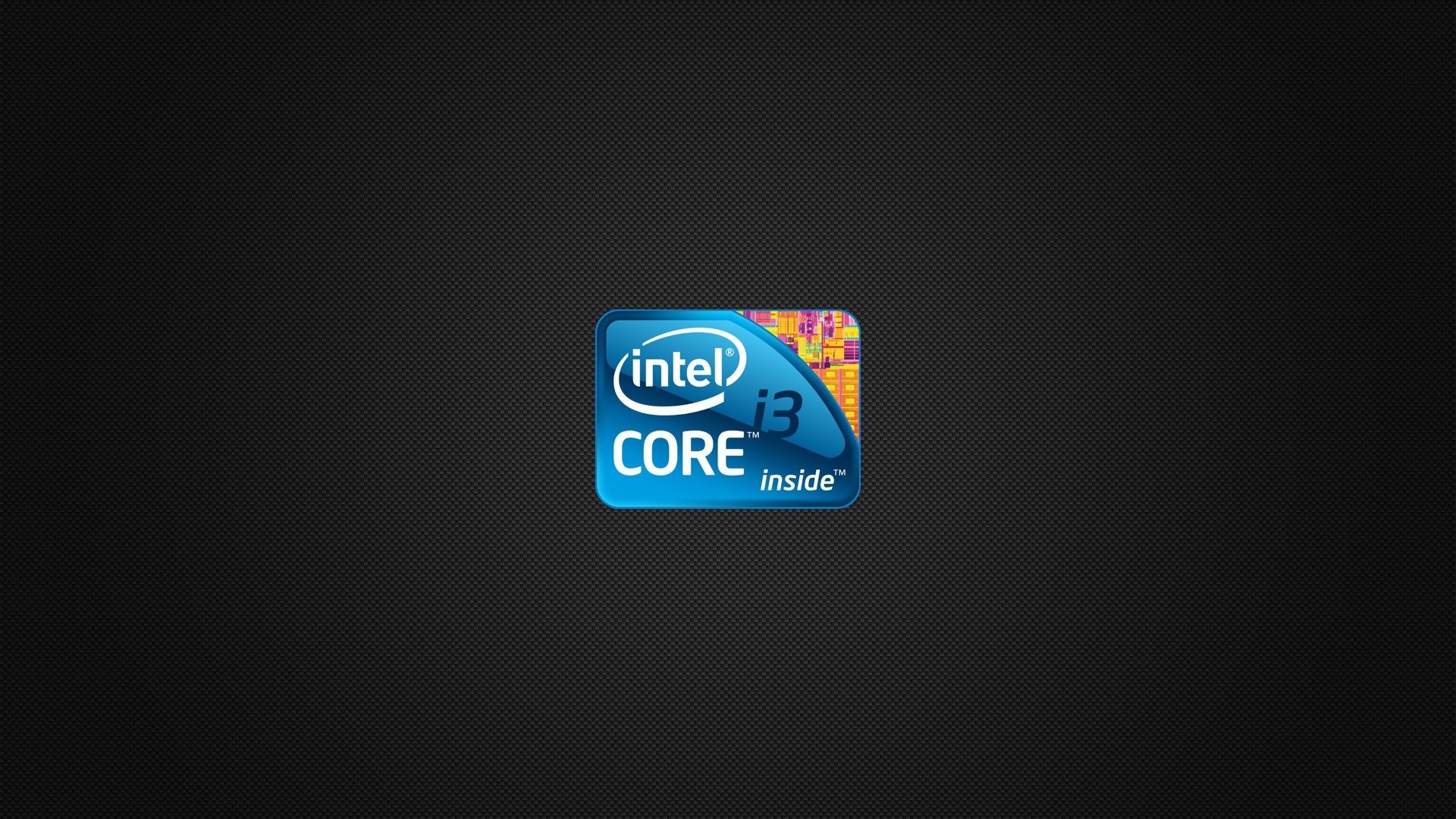 Preview wallpaper core, inside, intel, i3, logo 1920×1080