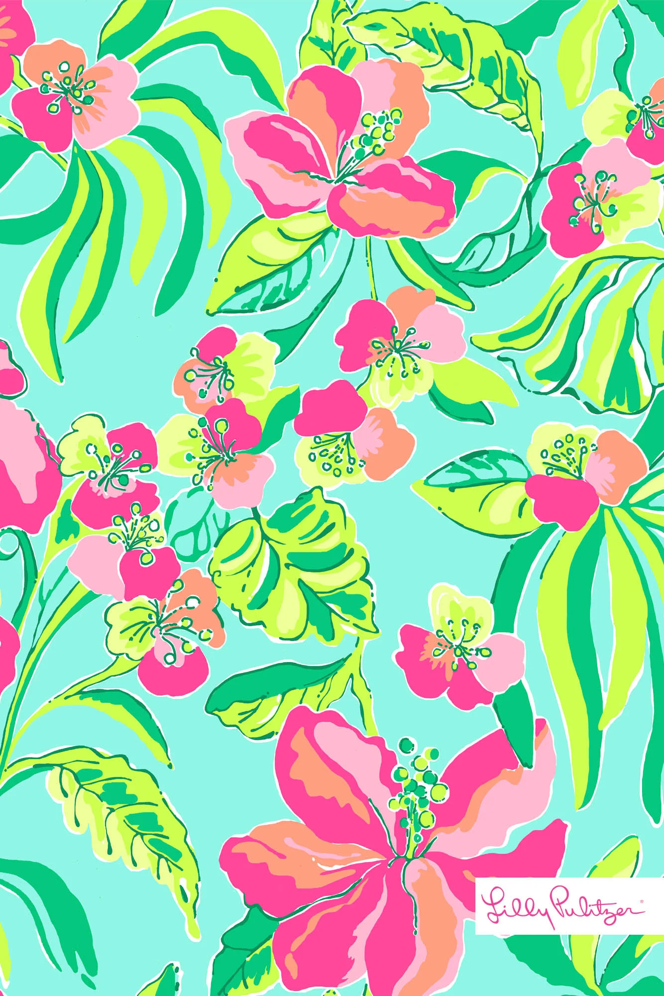 Love this monogrammed Lily Pulitzer iPhone background