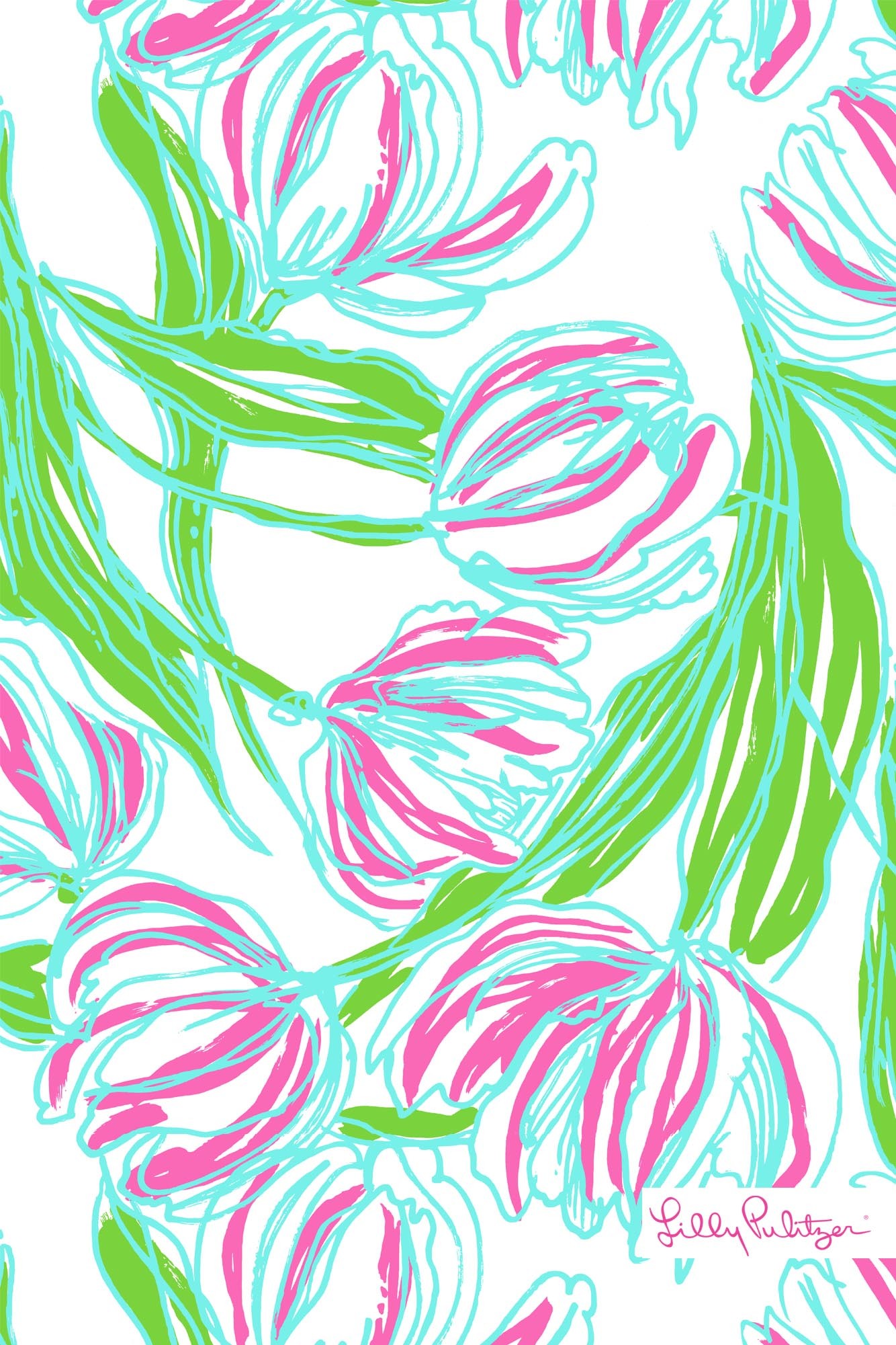 Lilly Pulitzer Ring the Bellboy iphone wallpaper