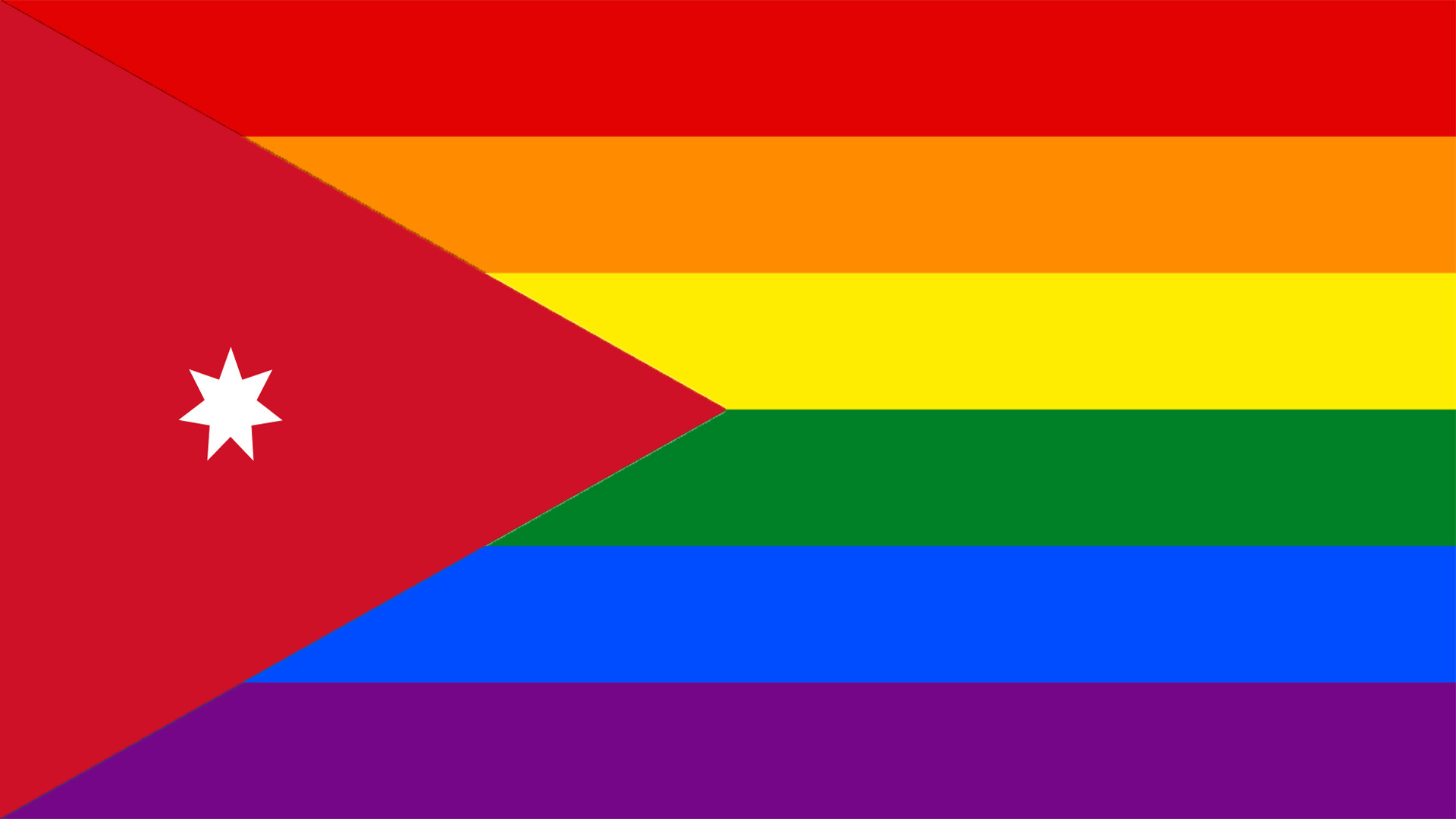Jordan Pride Flag. Photo: CC