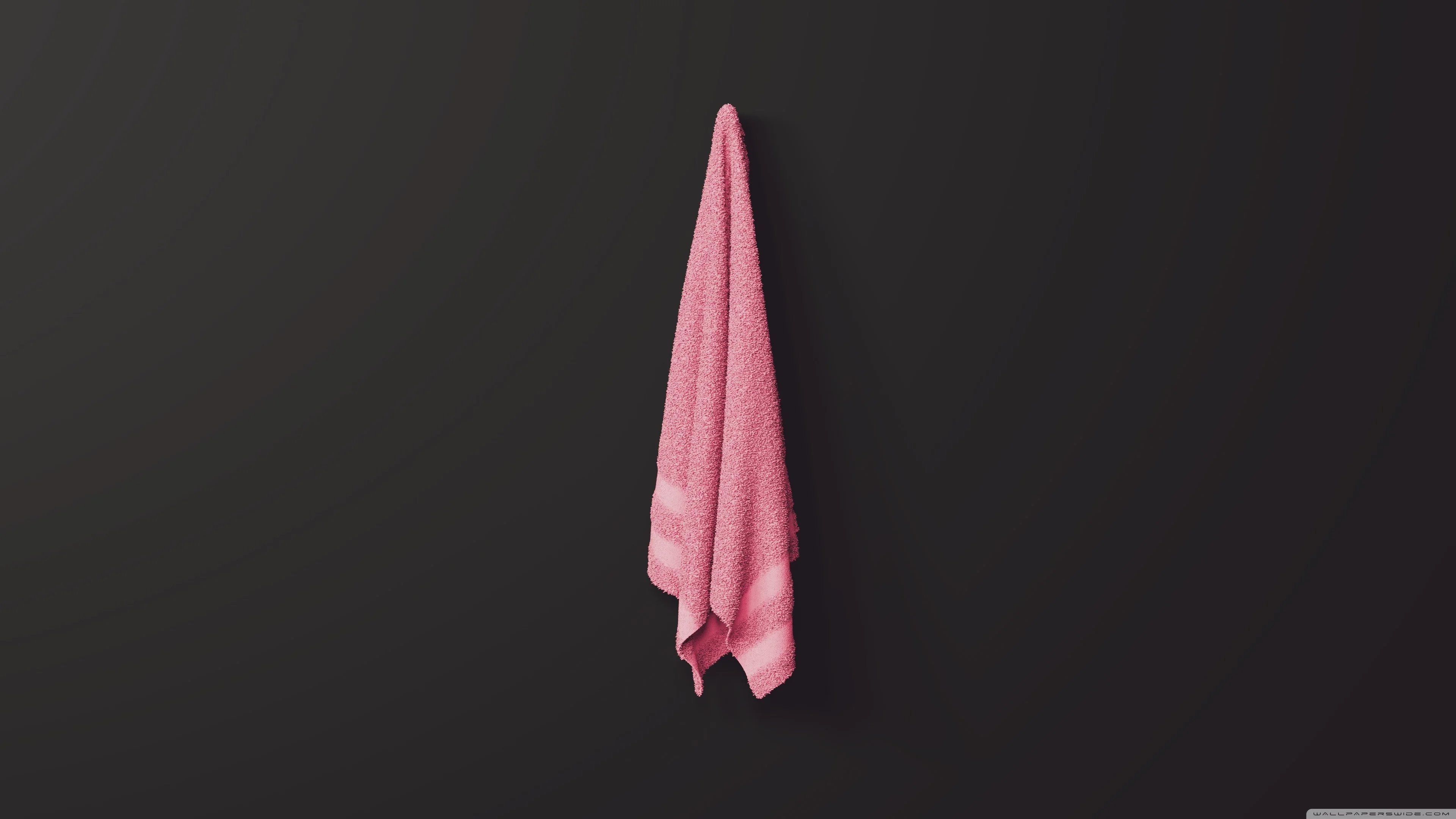 Minimal Towel Red 4K HD Wide Wallpaper for Widescreen