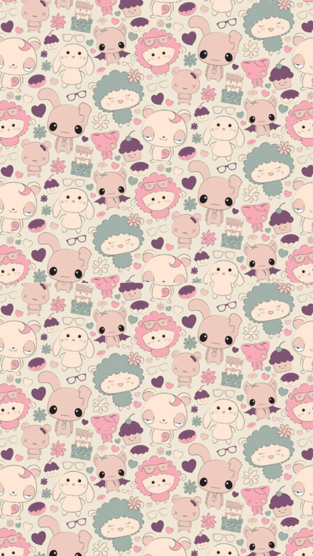 Kawaii Pattern Wallpapers iphone 6 Plus by Blackberyy