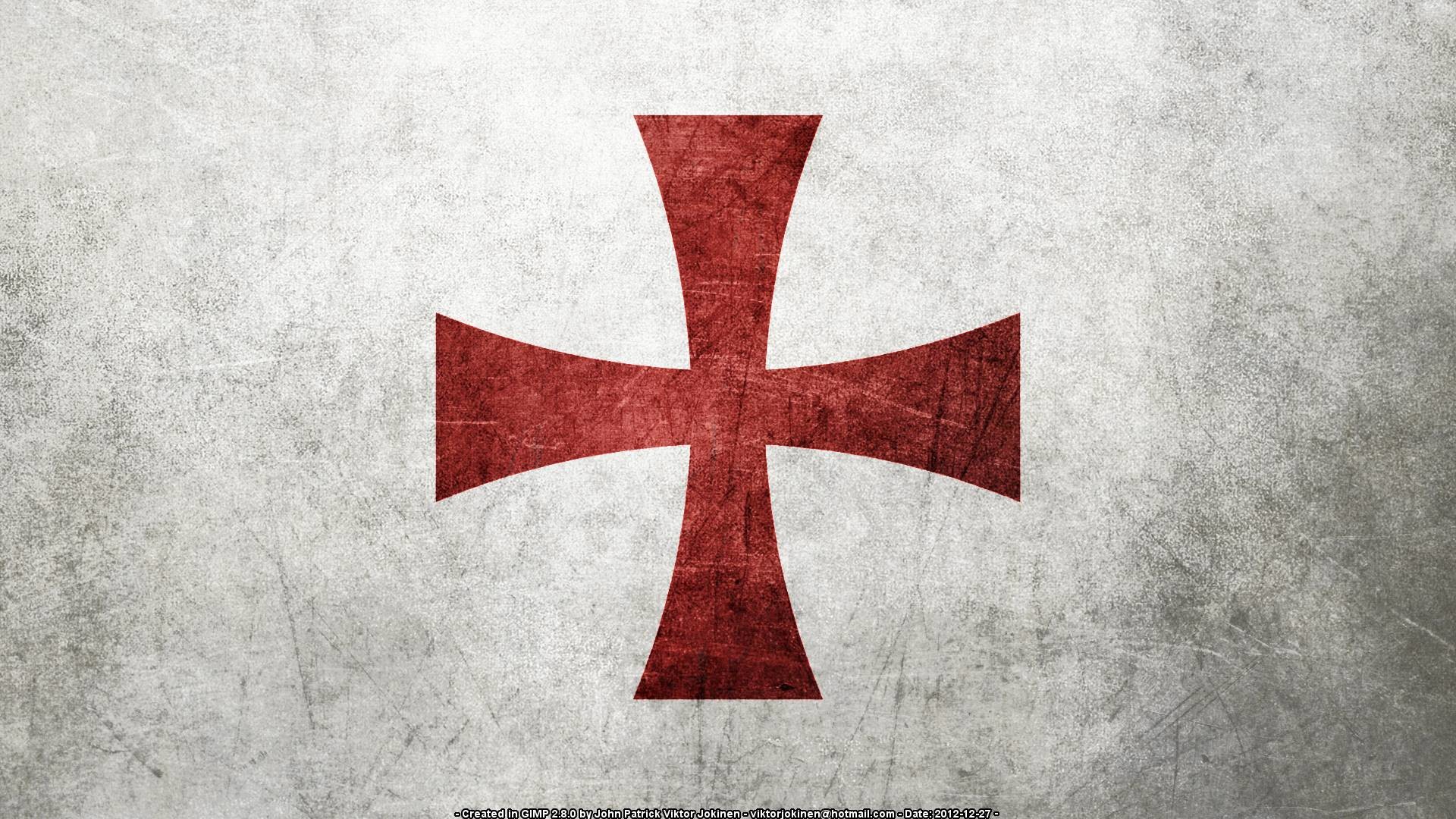 Flag of the Knights Templar (Several Resolutions) by .