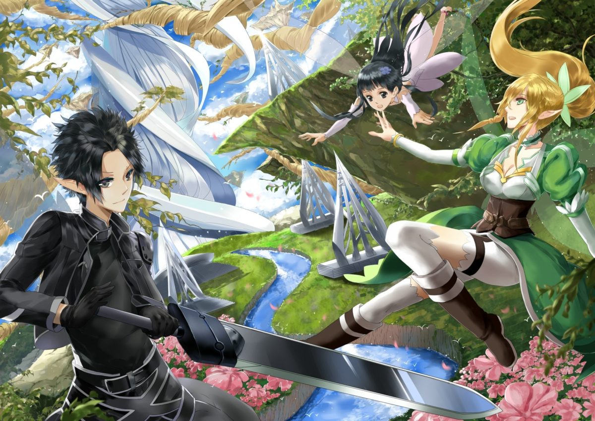 Forest weapon sao Elves sword swordsman online Fairy Yggdrasil Yui ...