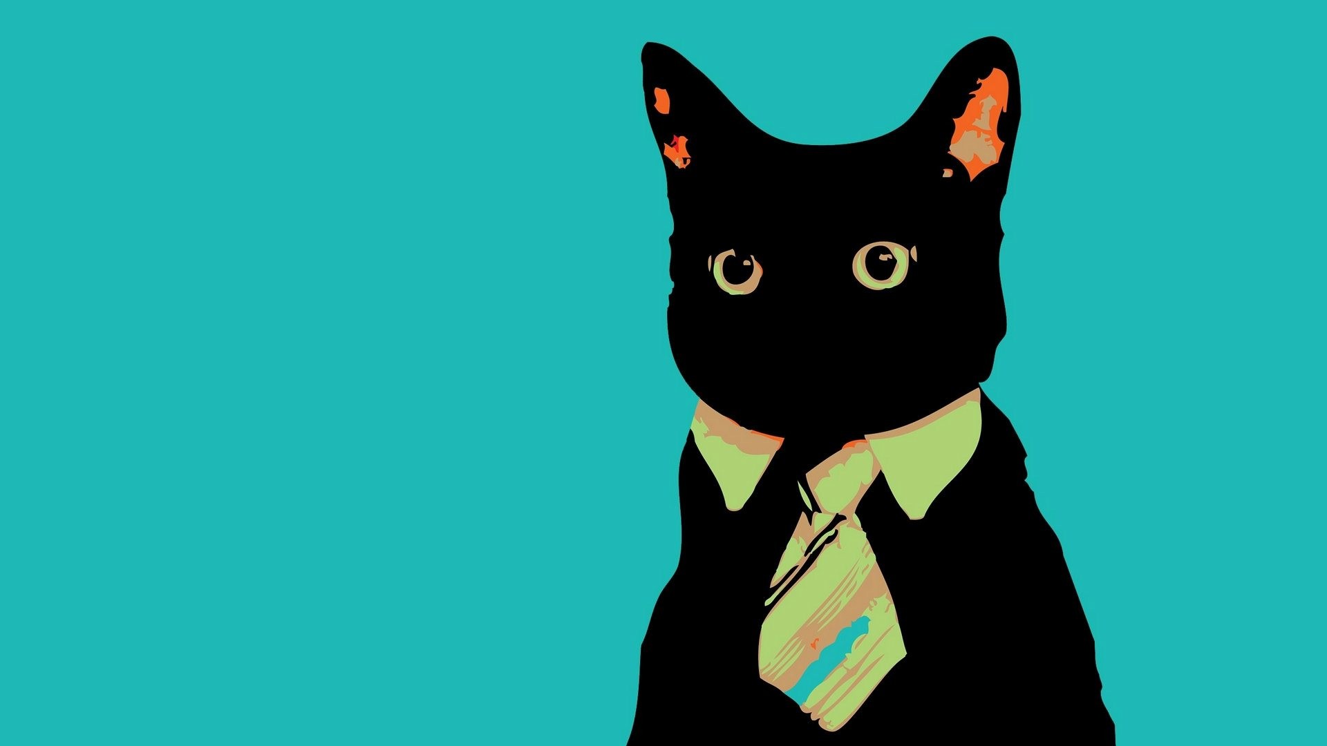 Black Cat Art HD Desktop Backgrounds, Wallpapers