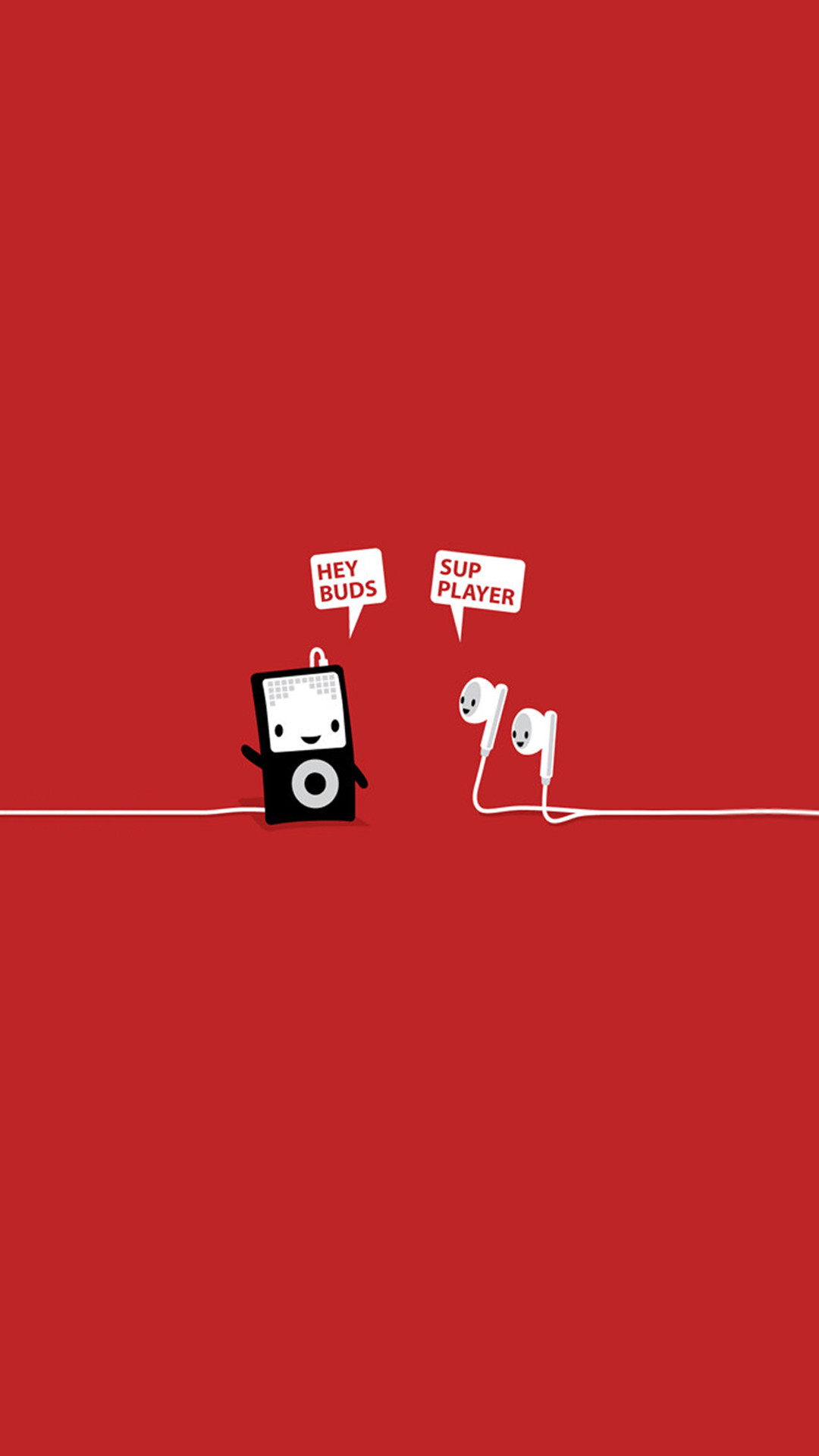 Funny Music Headphones Player Buds #iPhone #plus #wallpaper