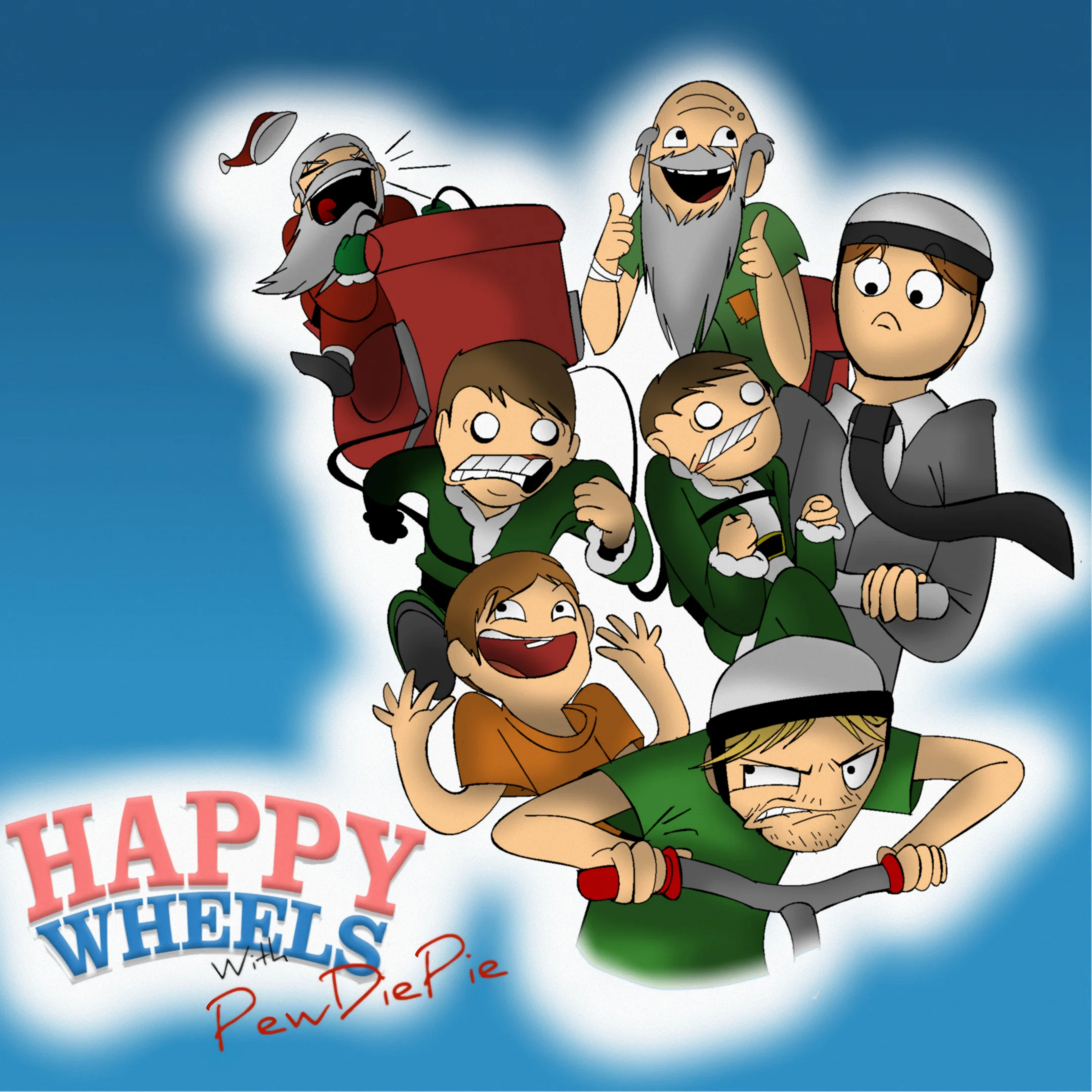 Happy Wheels With PewDiePie by PolisBil Happy Wheels With PewDiePie by PolisBil