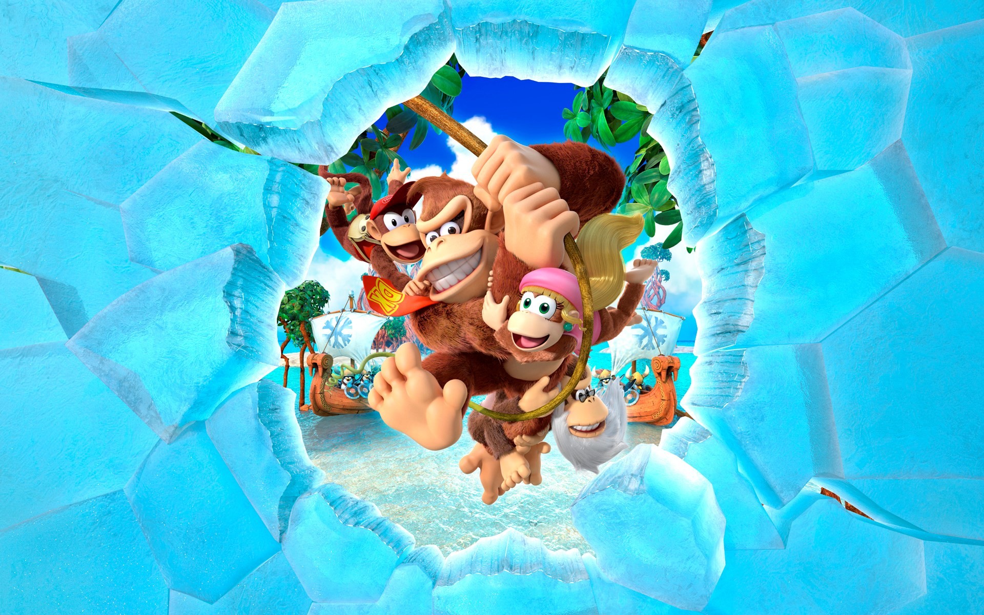 Wallpapers free donkey kong country tropical freeze