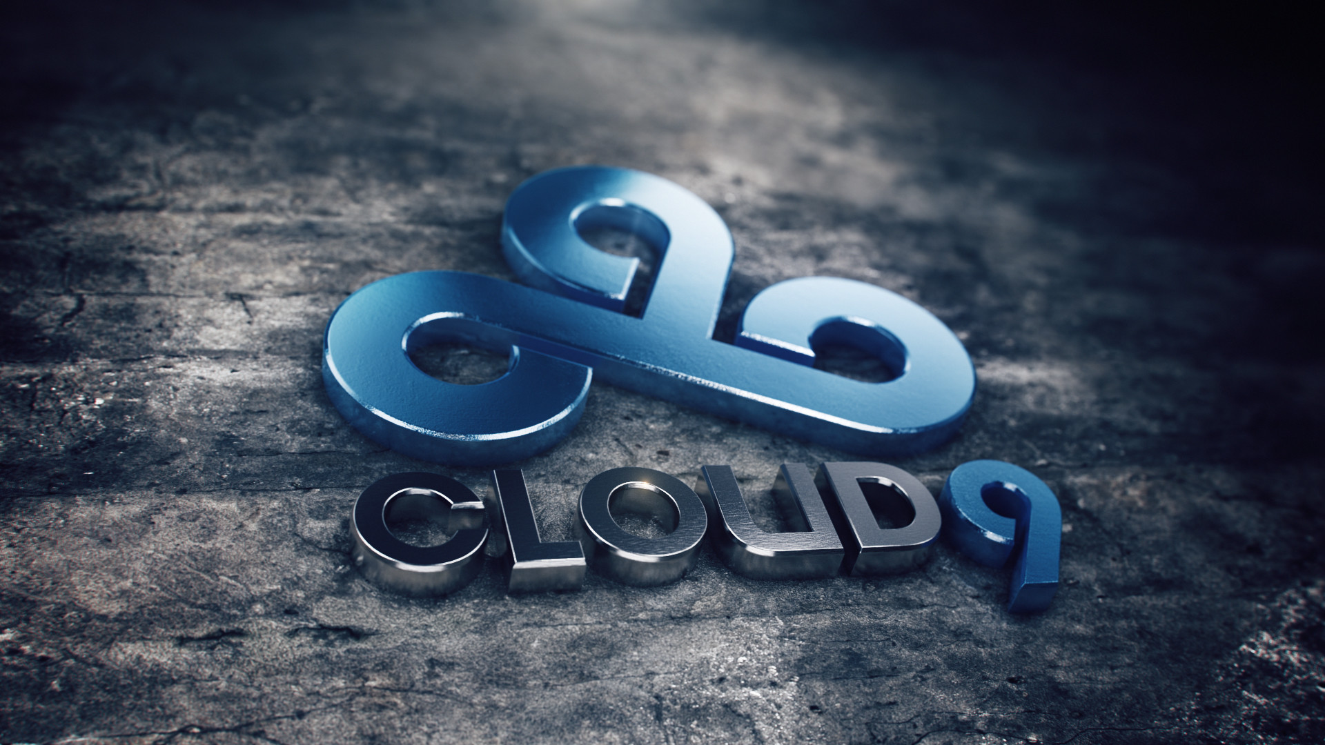 Cloud9 logo 3d