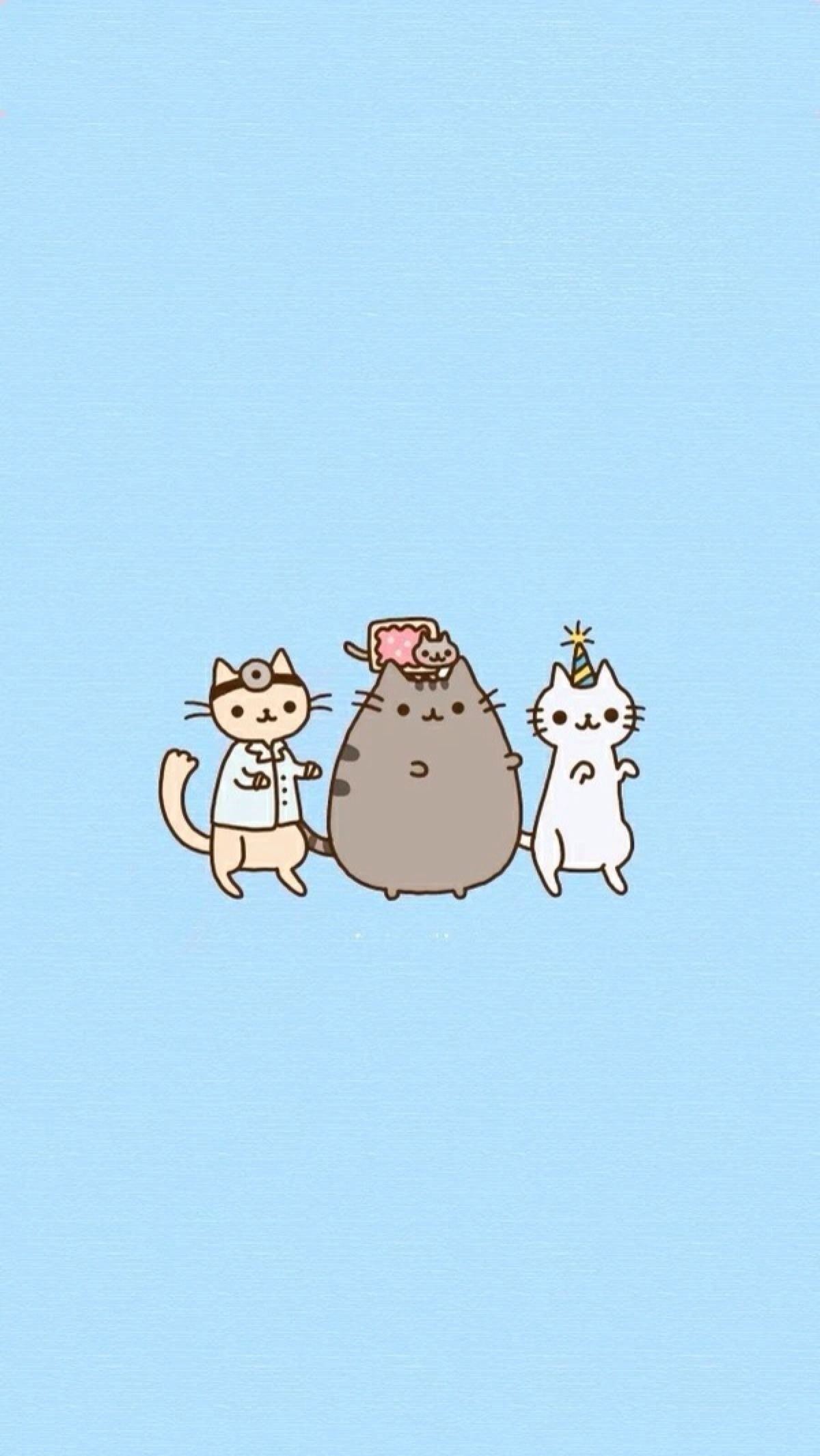 Cute Pusheen Kawaii Full Backgrounds Pattern Lock APK for Android Download