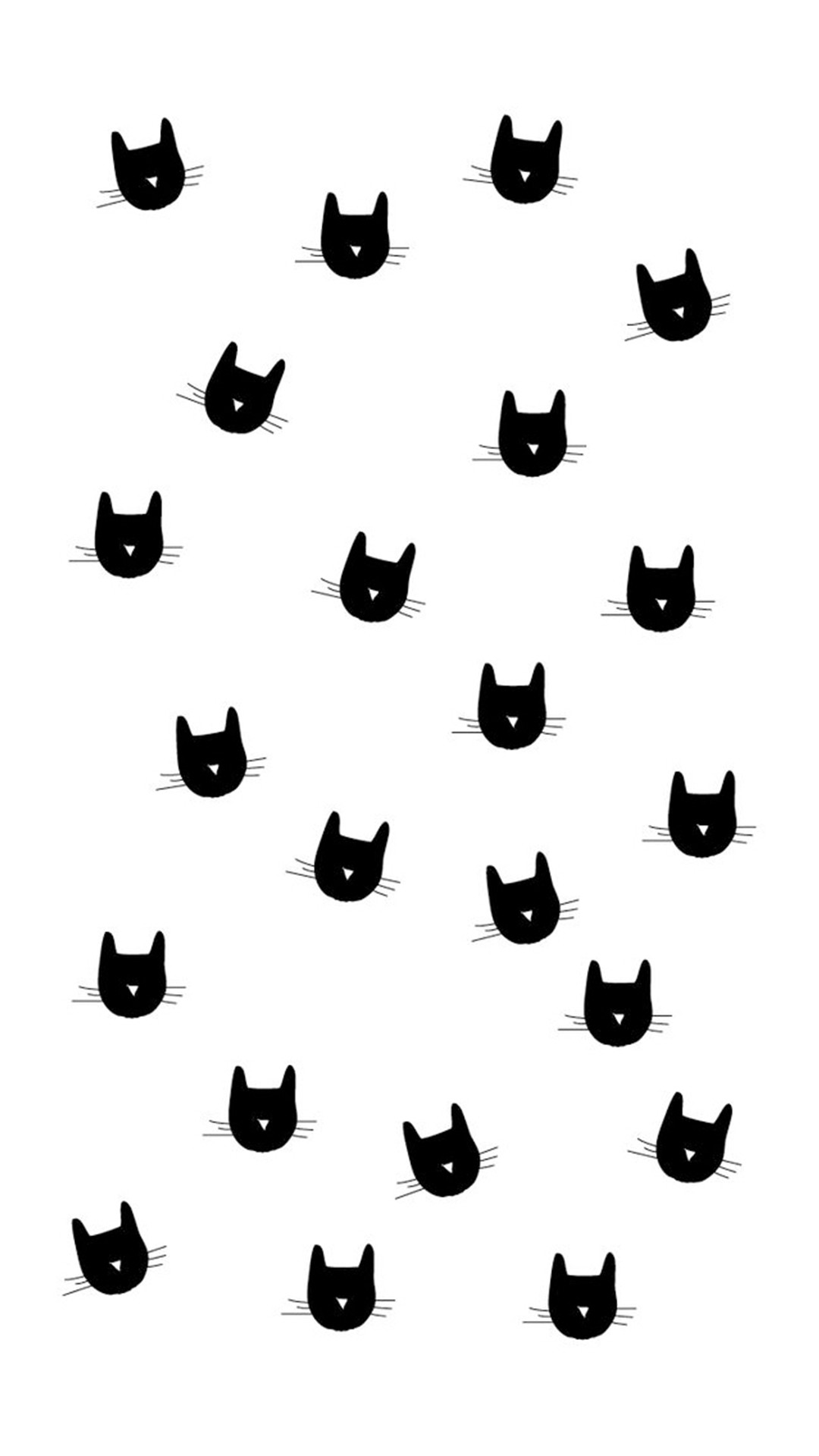 Cat pattern iphone wallpaper – photo