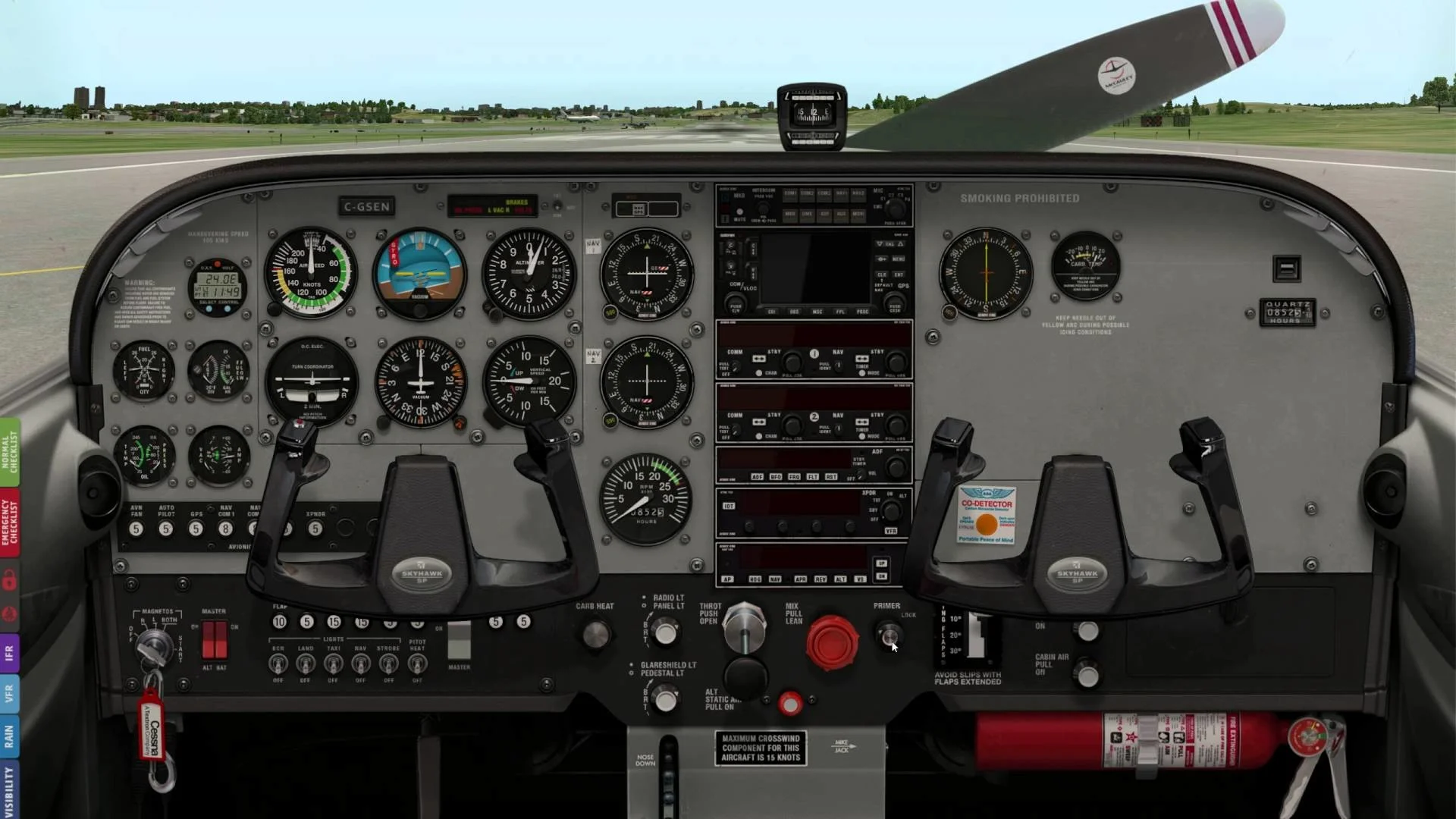 Cessna 172 Cockpit