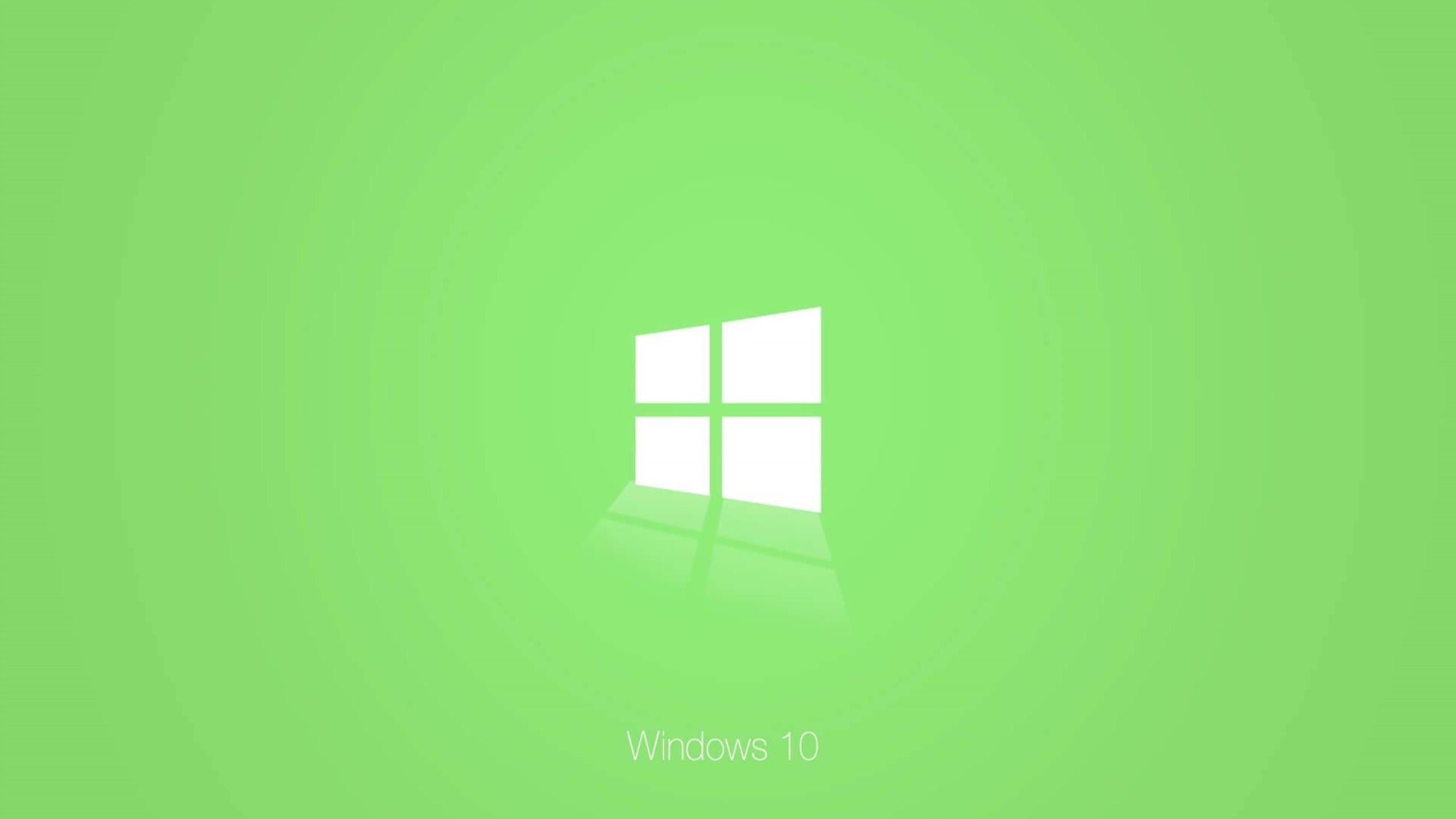 Windows 10 Green HD Wallpaper