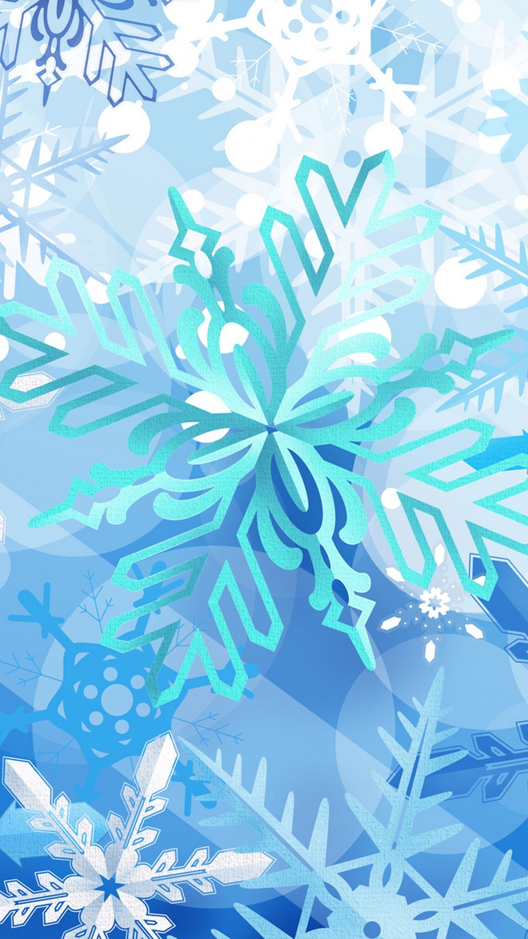 snowflakes Christmas iPhone 6 plus wallpaper