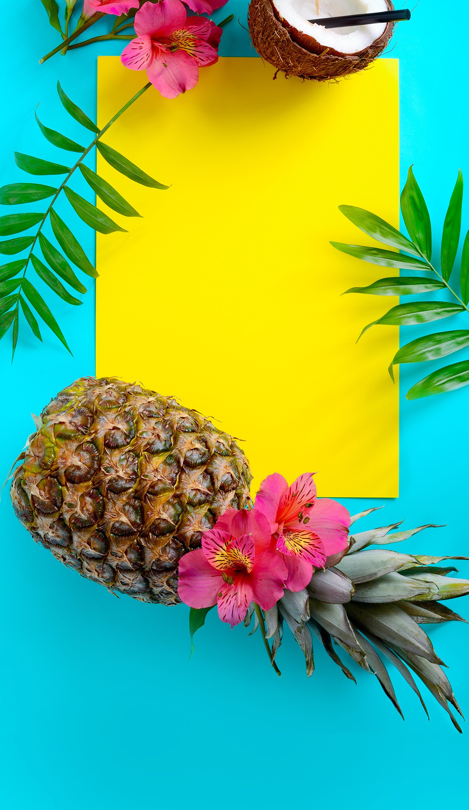 Summer Wallpaper, Iphone Wallpaper, Tropical, Fruit, Wallpapers, Kawaii,  Beautiful Backgrounds, Signboards