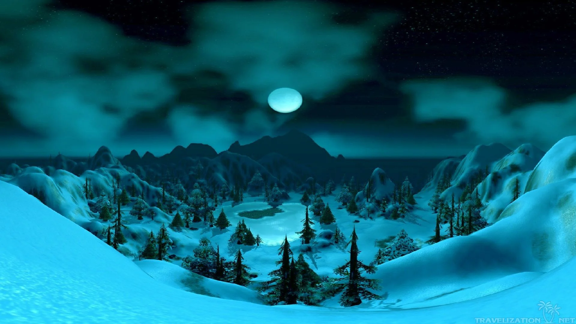 You can find Full Moon In Winter Night Wallpapers in many resolution such as 1024768, 12801024, 1366768,