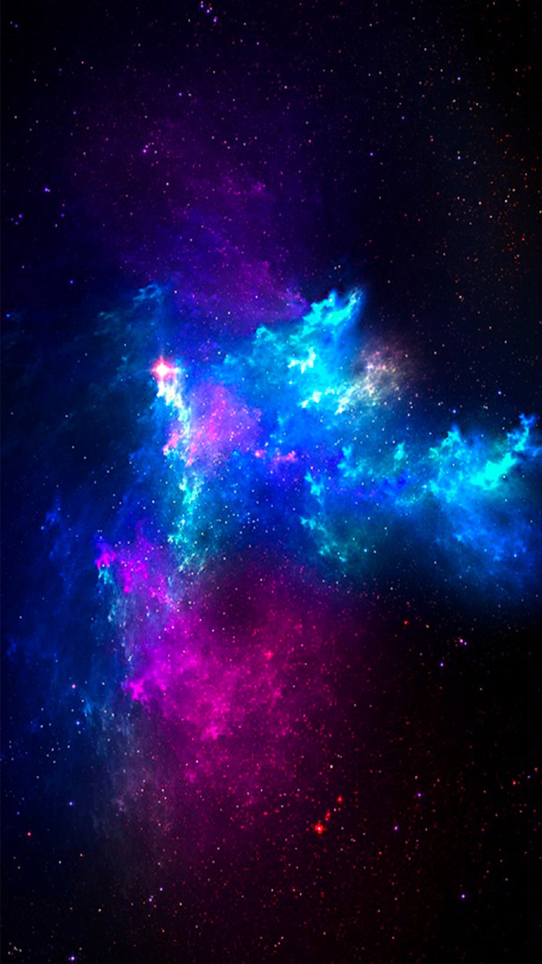 galaxy background with quotes