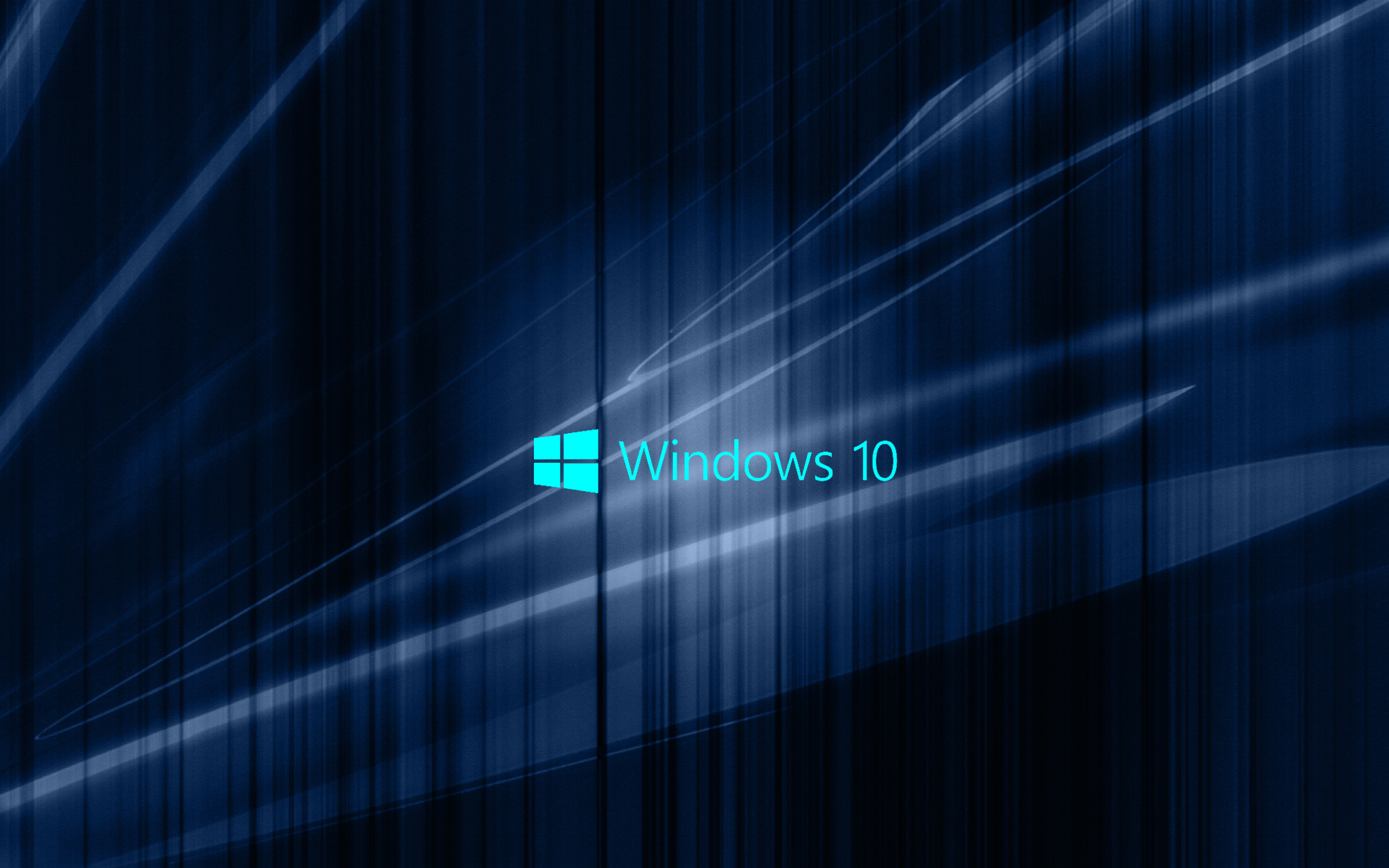 Windows 10 Wallpaper with Blue Abstract Waves | HD Wallpapers for Free