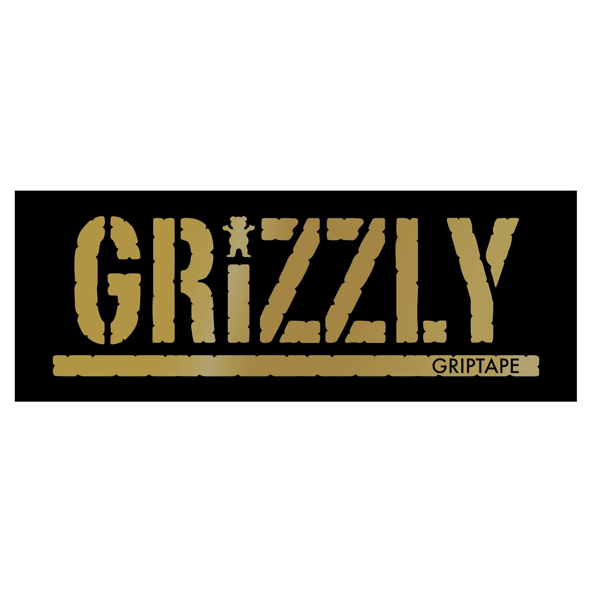 Grizzly White Stamp Print Griptape X Sheet