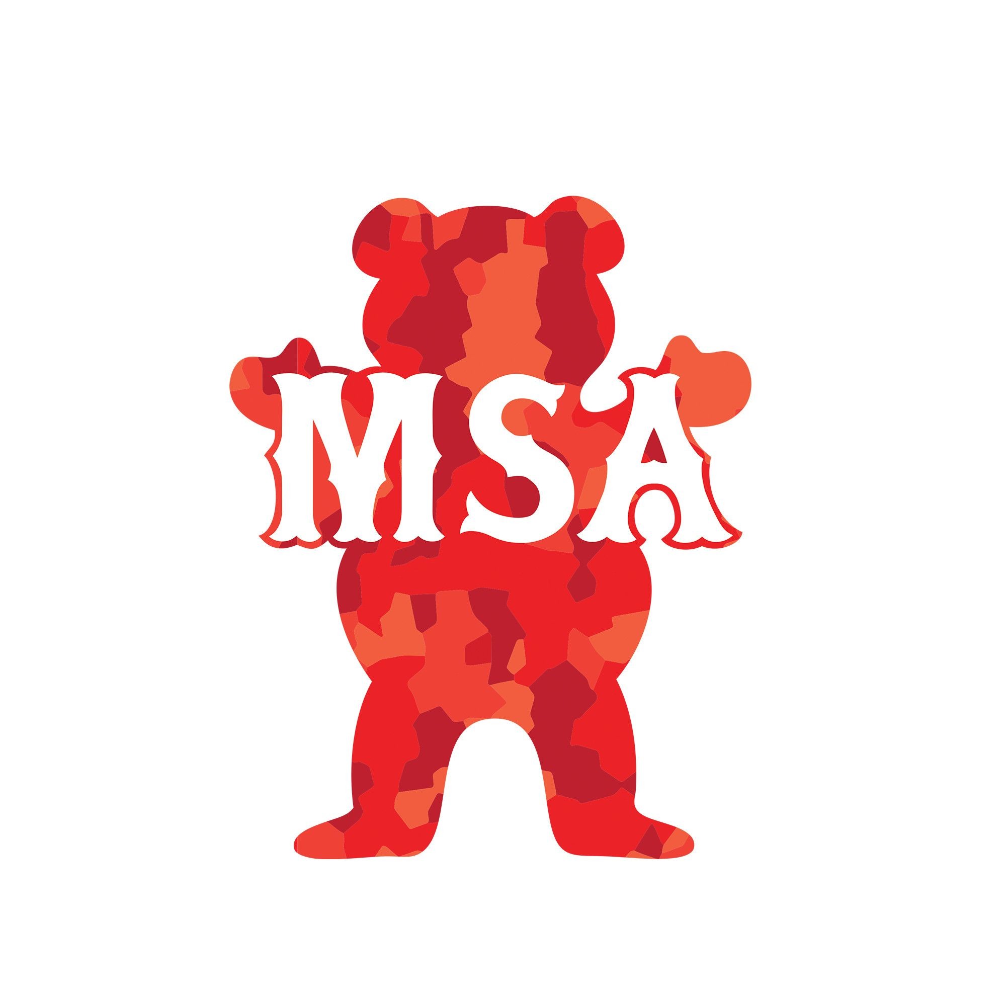 MSA BEAR STICKER