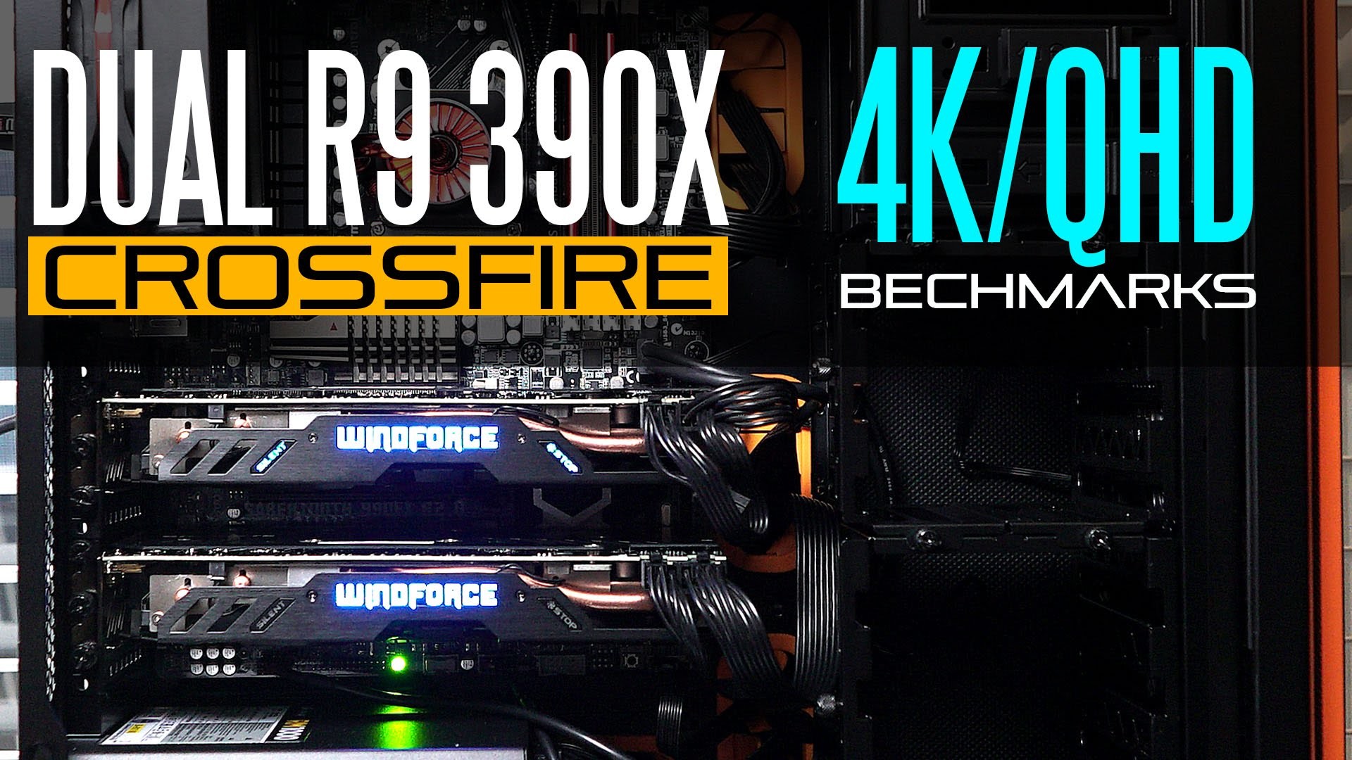 Overclocked Dual R9 390X /AMD FX 9590 Gaming Rig – 4k / Ultra Wide QHD  Benchmarks – YouTube
