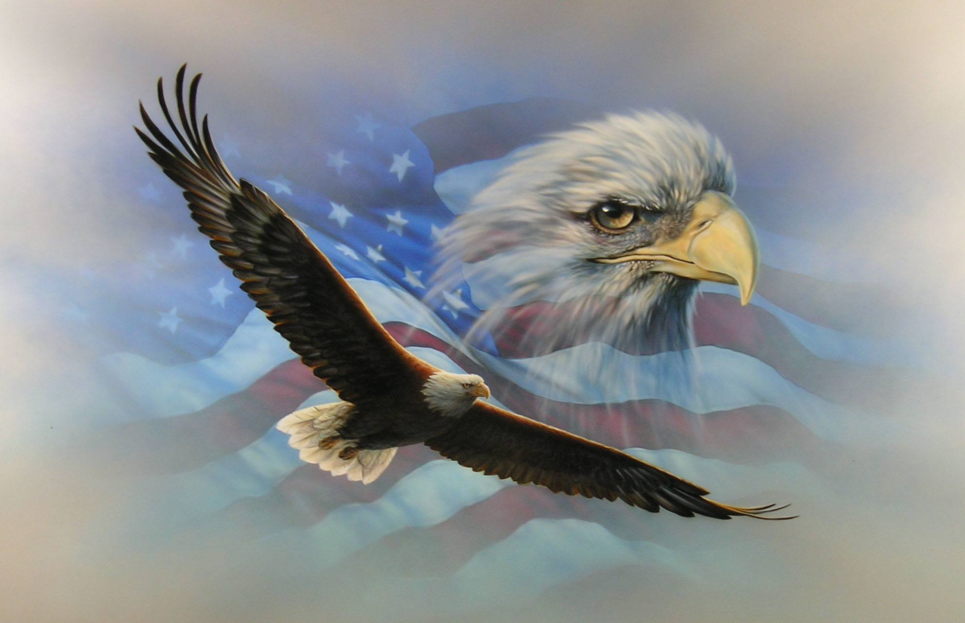 American Flag Eagle Wallpaper – HD Wallpapers