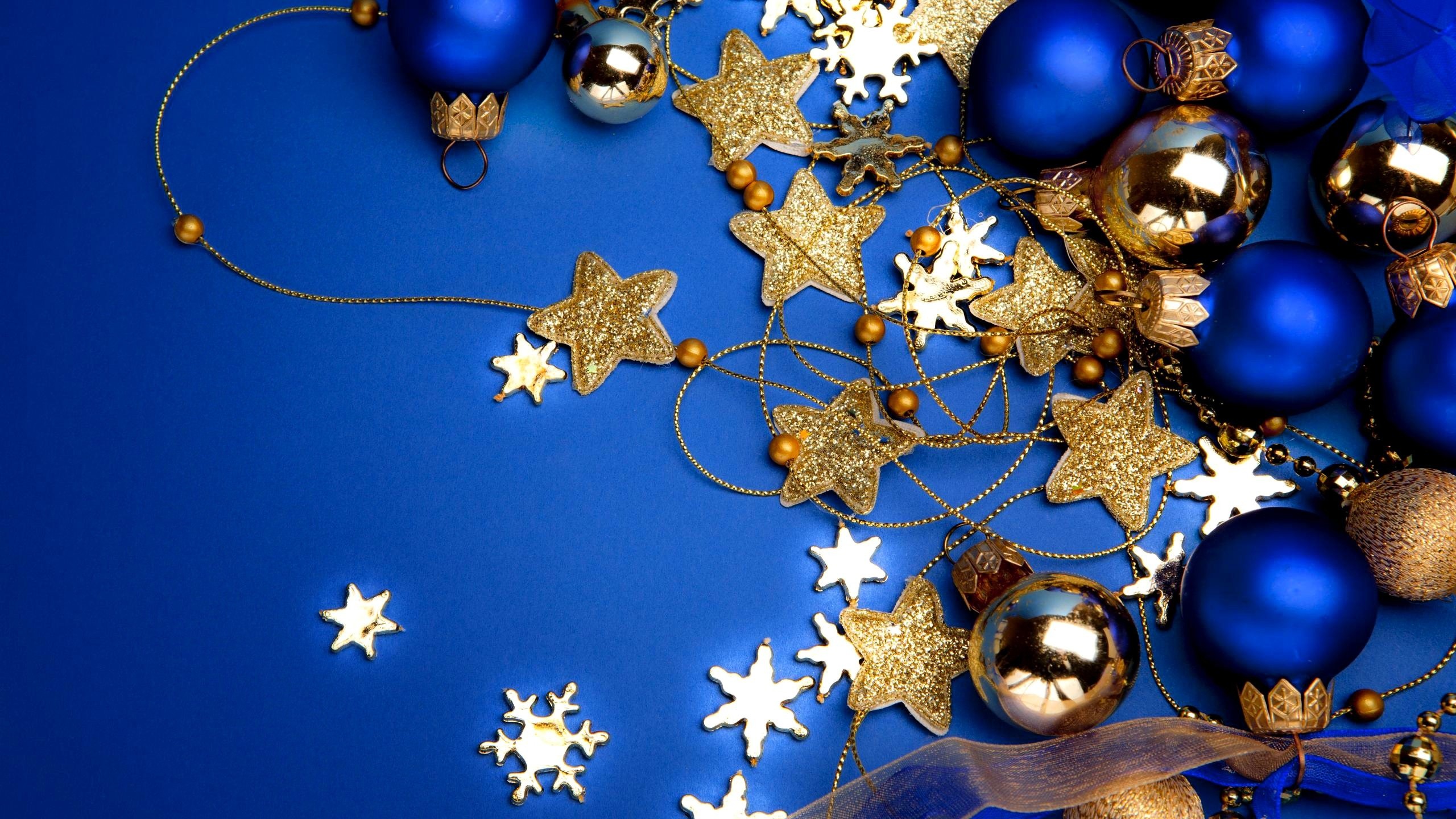 Blue Christmas Wallpaper for Desktop