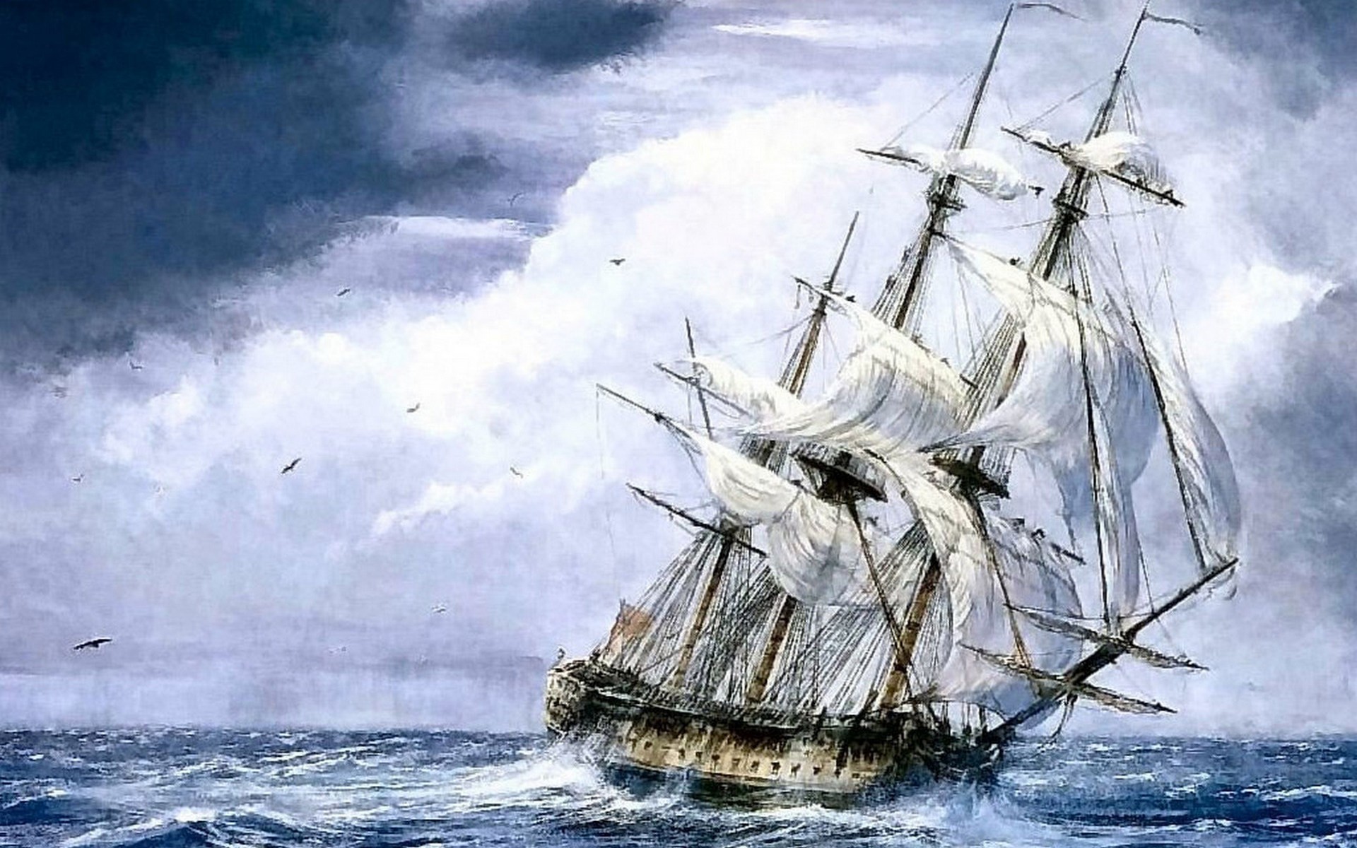 Sailing Ship Wallpaper
