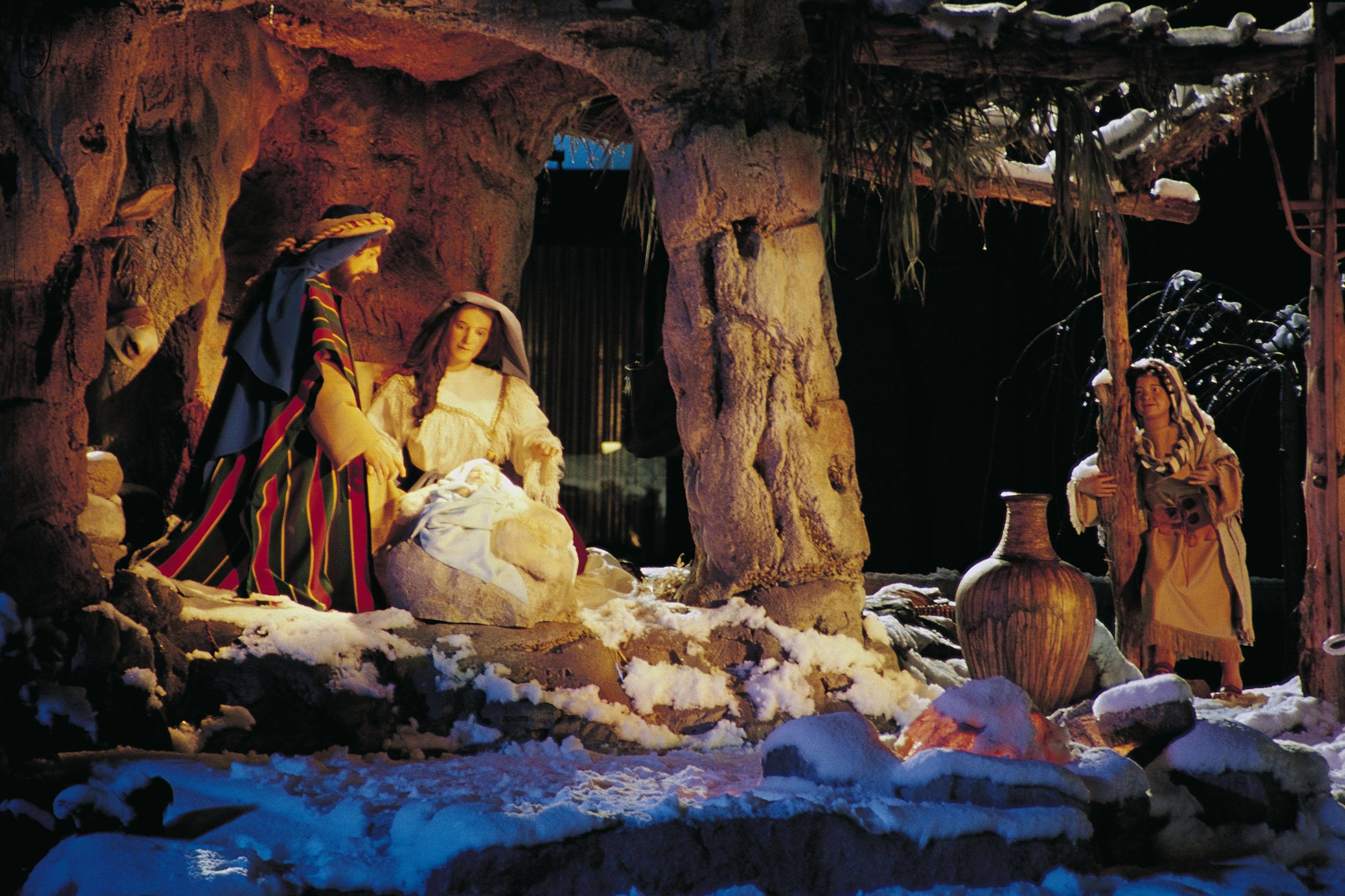 Christmas nativity scene