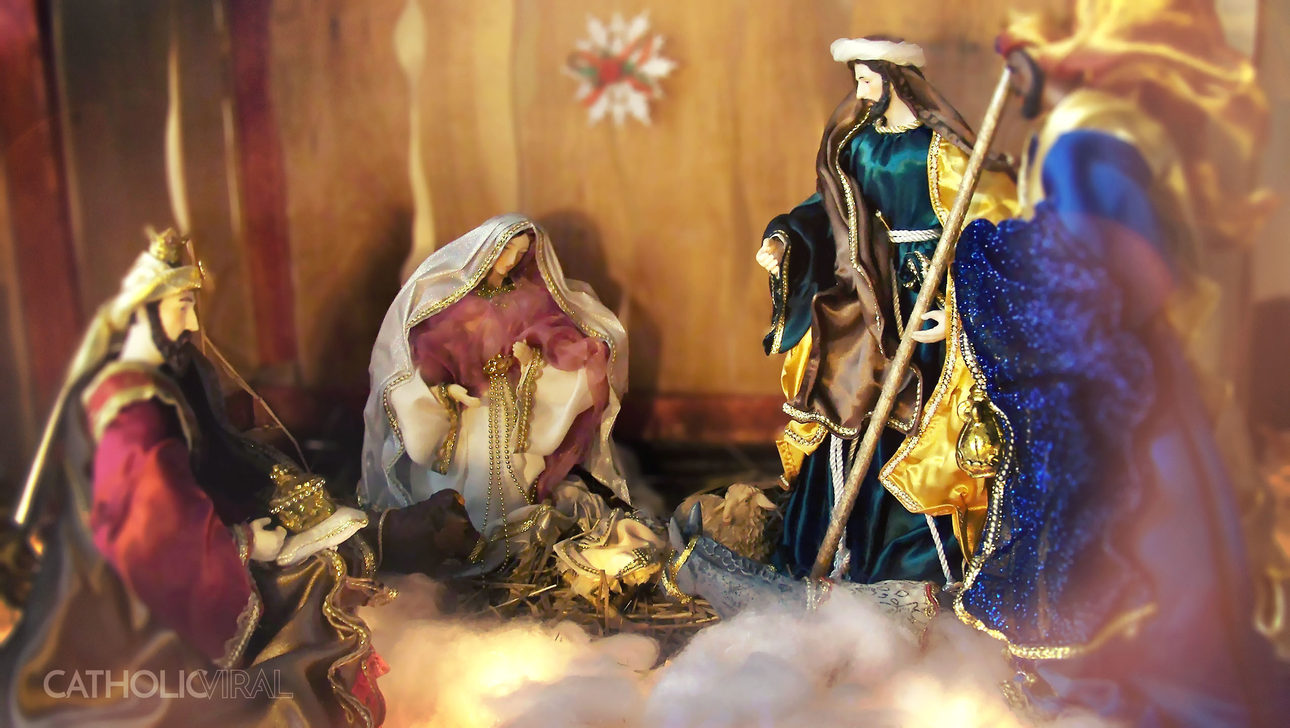 Christmas Wallpapers – Nativity Creche Scene. Share