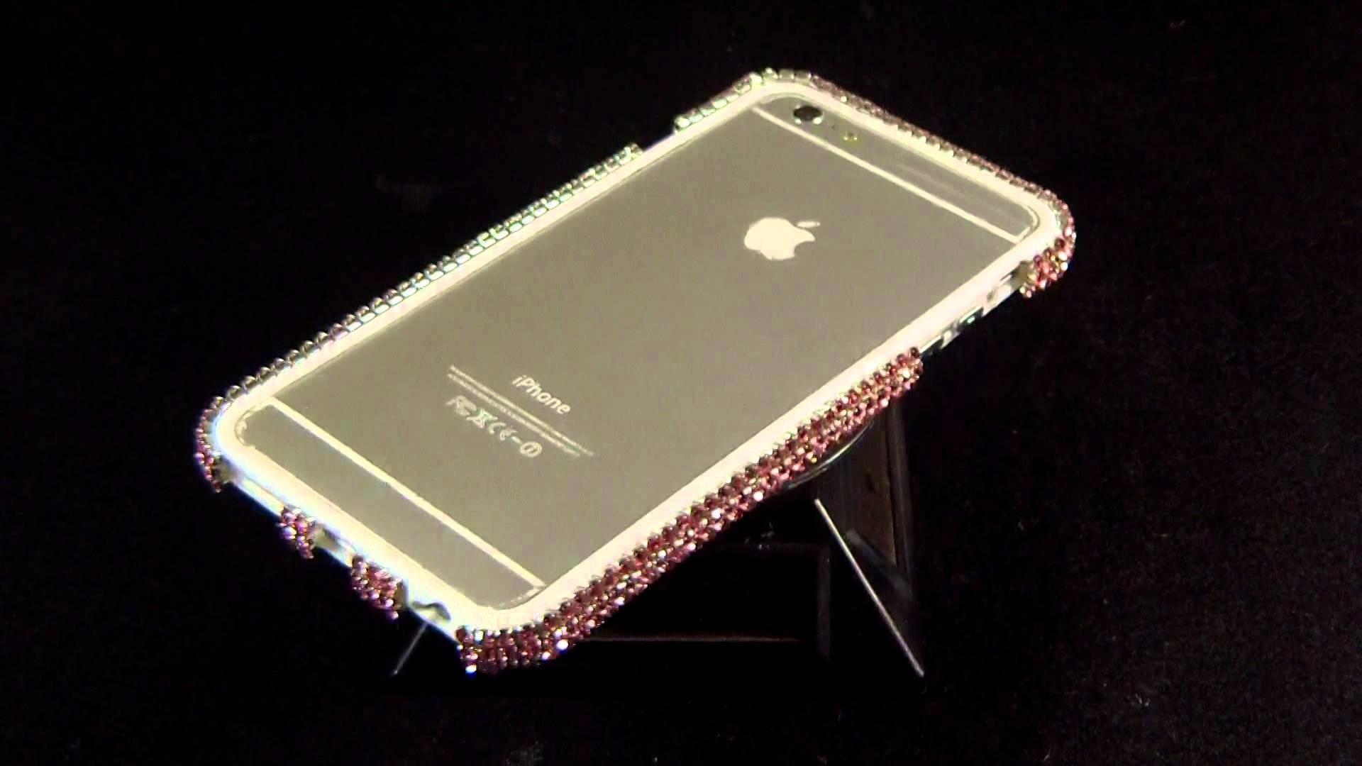 Super Bling Bling Rhinestone Crystal Gems Diamond bumper case frame for  iPhone 6 Plus (PK)