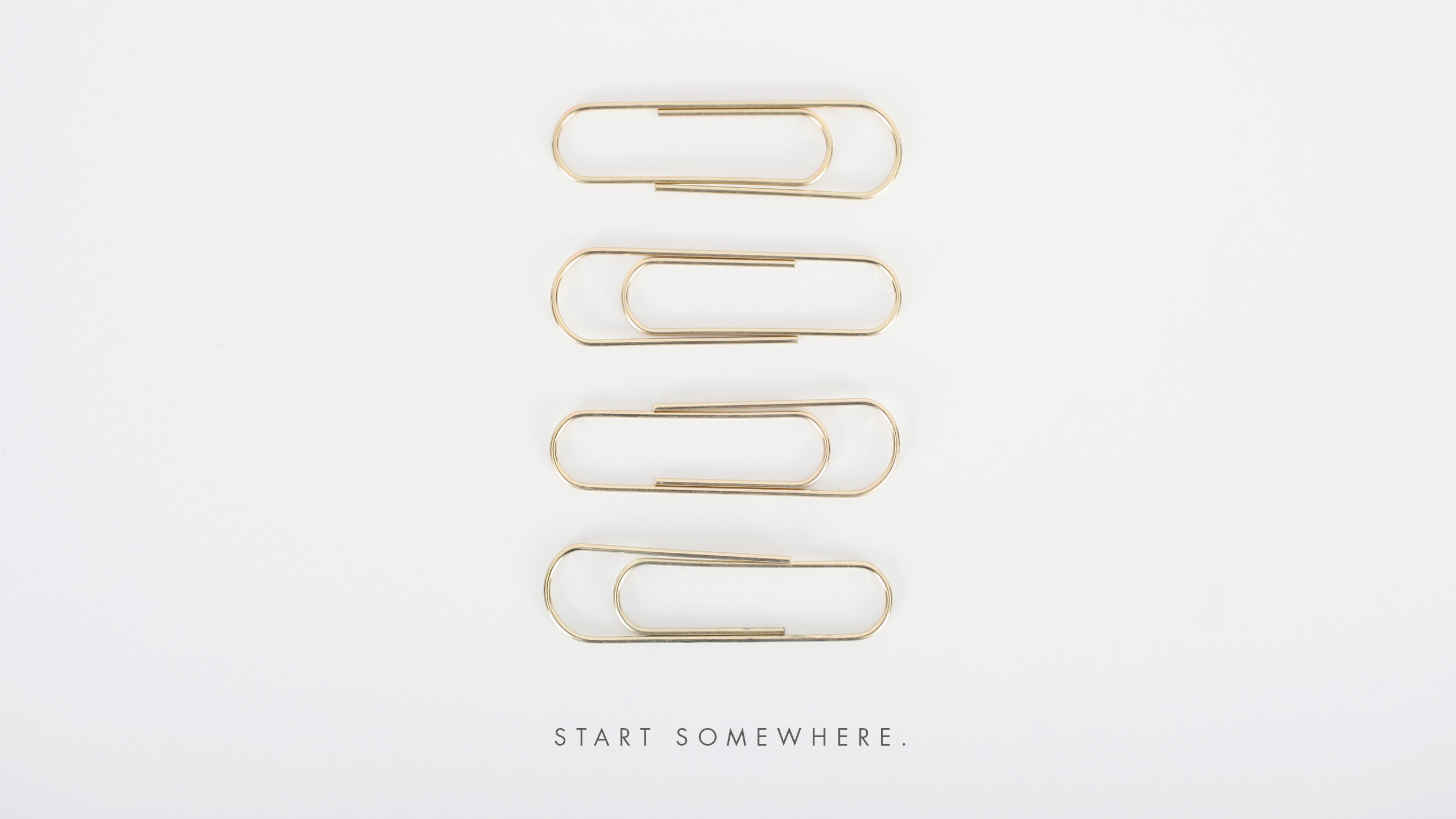 Paper clips start somewhere organize your life House Of Hipsters free desktop wallpaper 2560×1440 25601440 fonts printables Pinterest