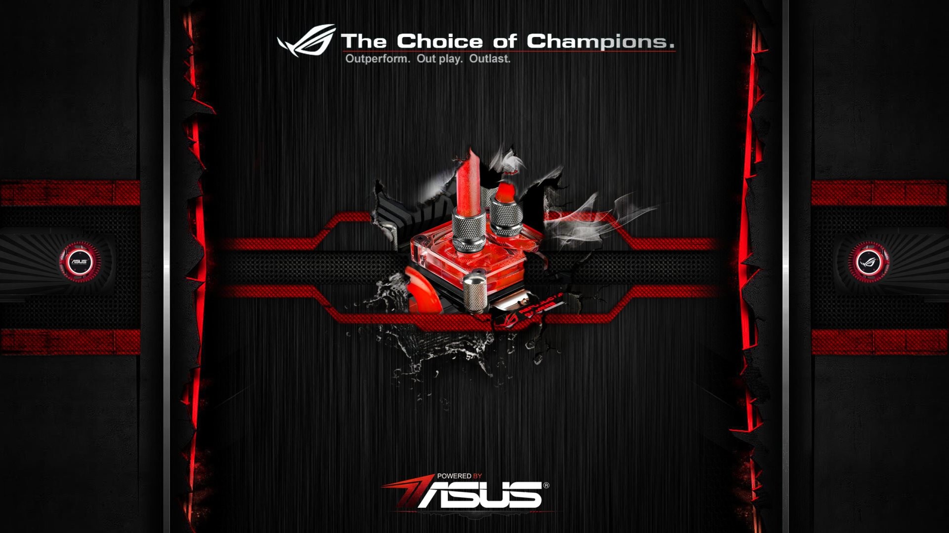 HD Wallpaper Asus ROG Power Up