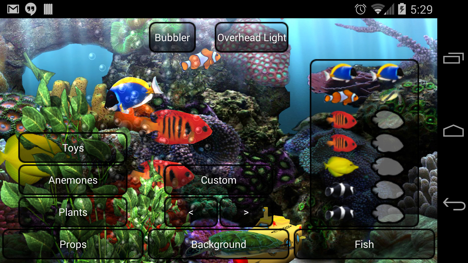 Aquarium live wallpaper android reviews at android quality index