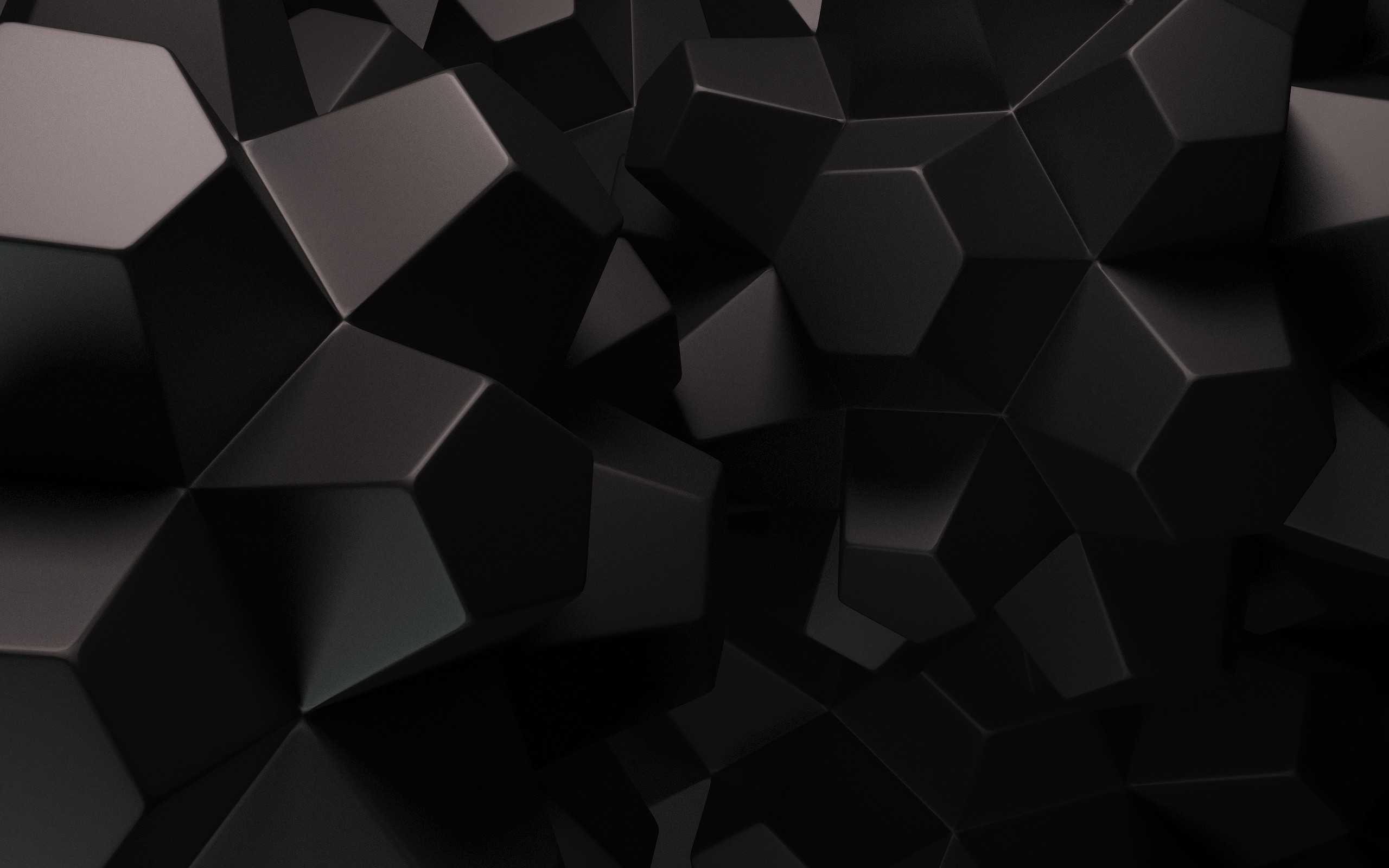 Geometric Shapes 3D Mac wallpaper