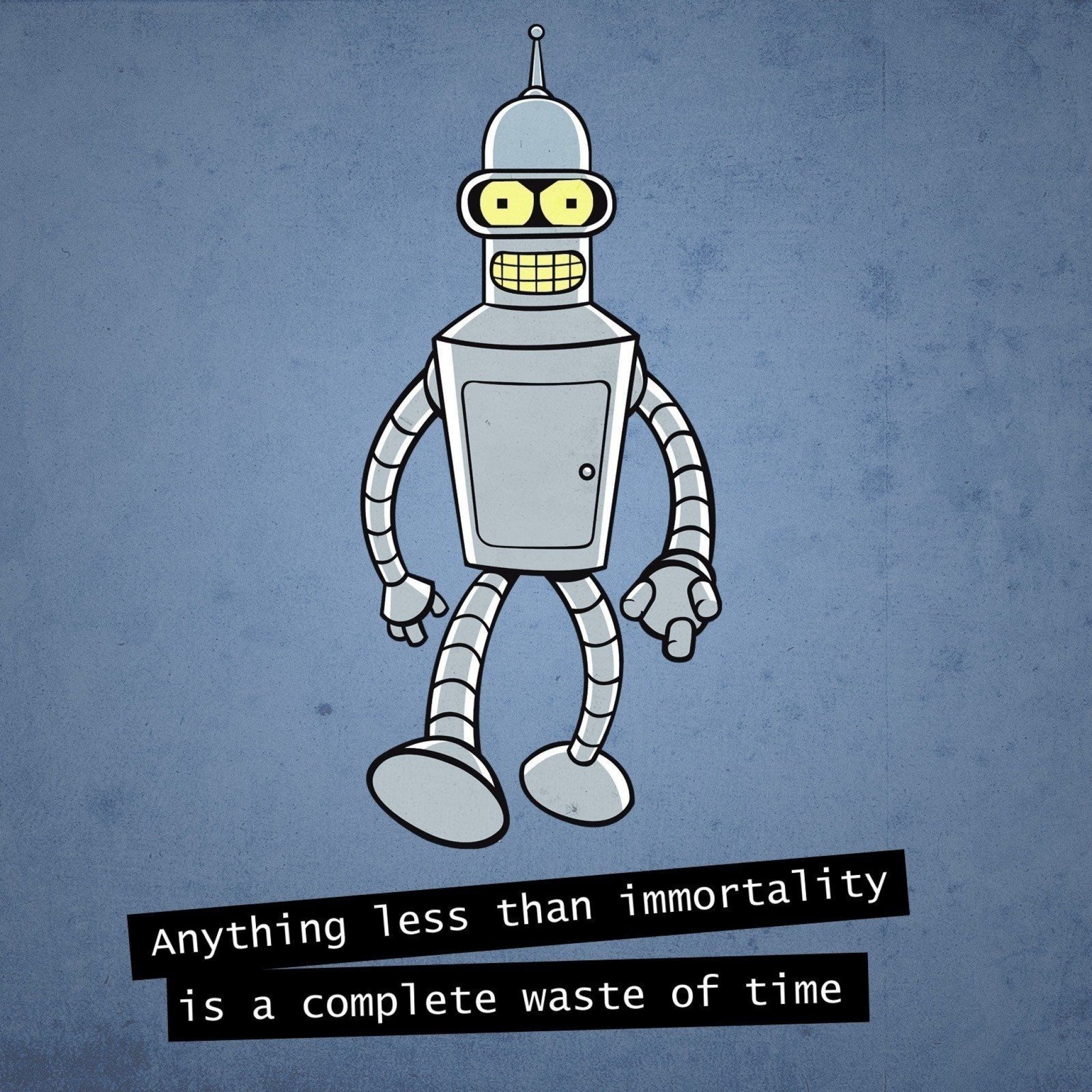 Bender Importance Of Time iPad Wallpaper HD #iPad #wallpaper