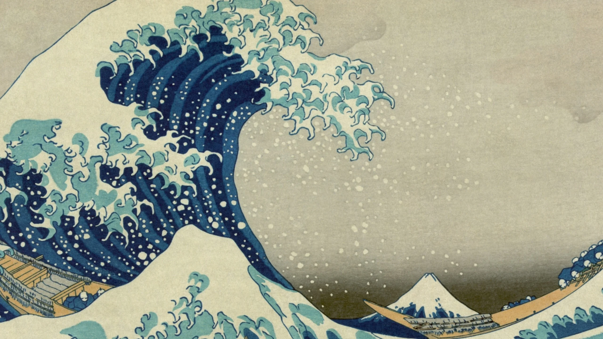 japan the great wave off kanagawa katsushika hokusai thirtysix views of  mount fuji sea 1920×1080 Art