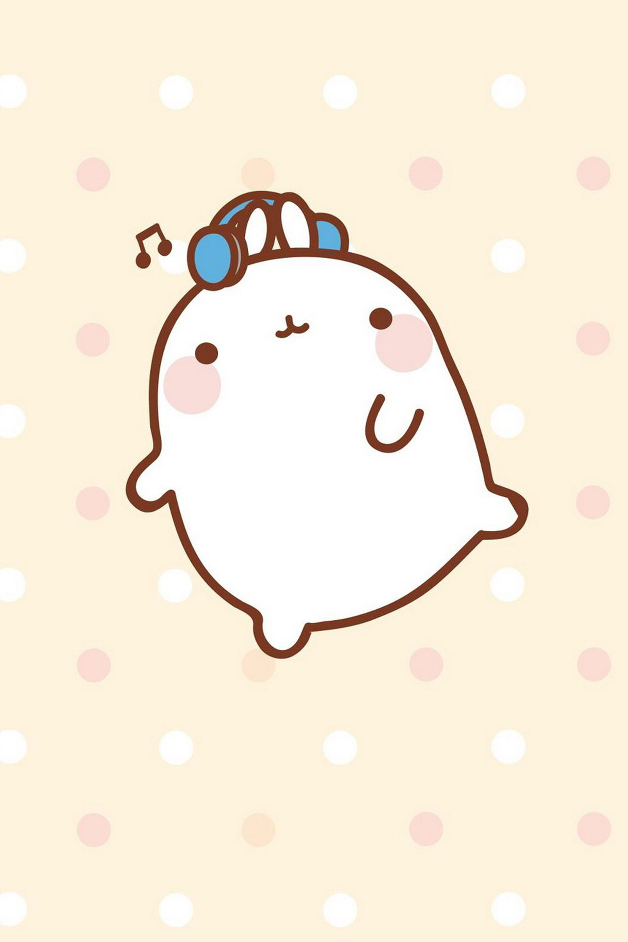 Molang Find more super cute Kawaii wallpapers for your iPhone Android