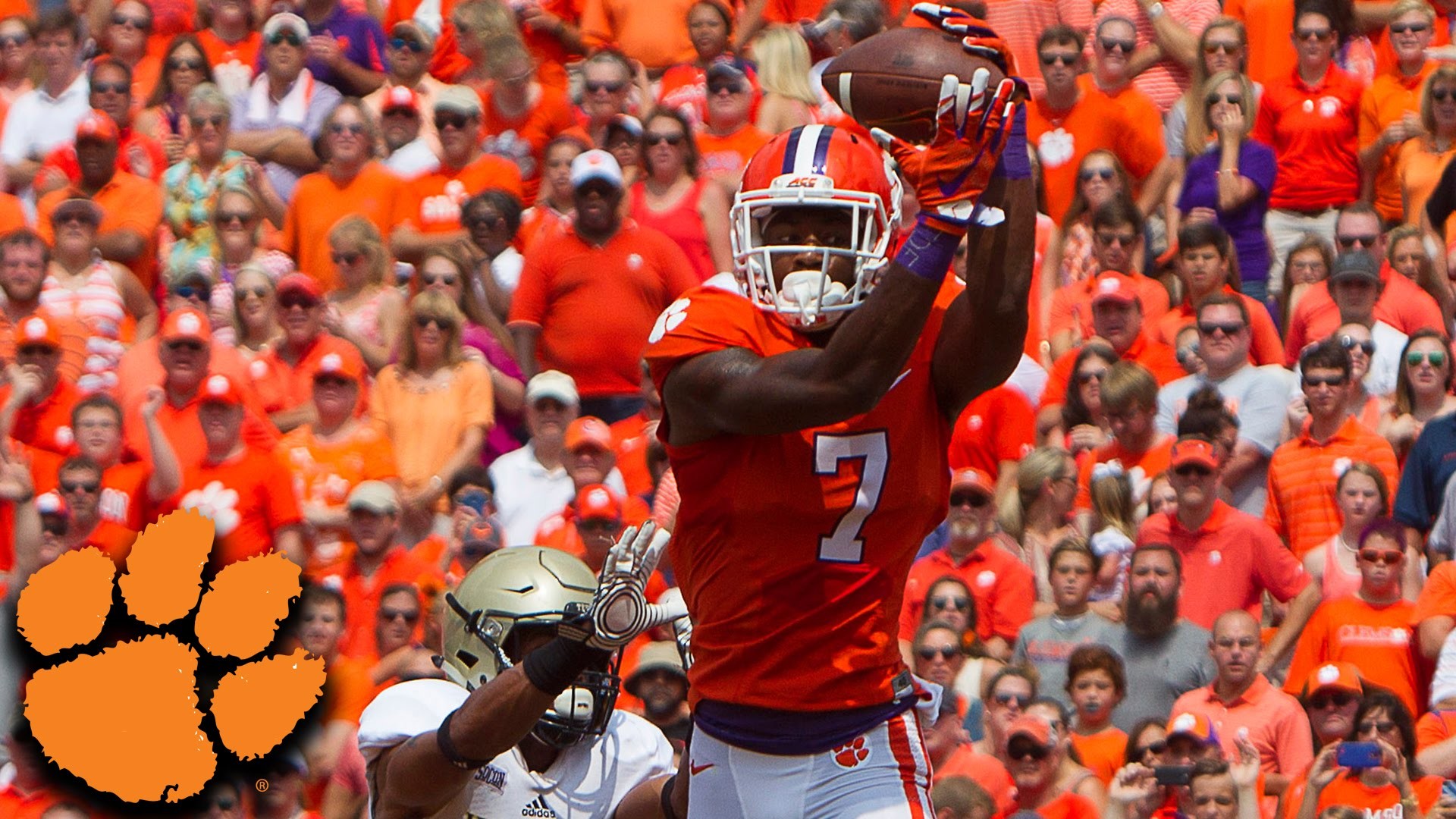 Clemson Star Mike Williams Recovering After This Dangerous Touchdown – YouTube