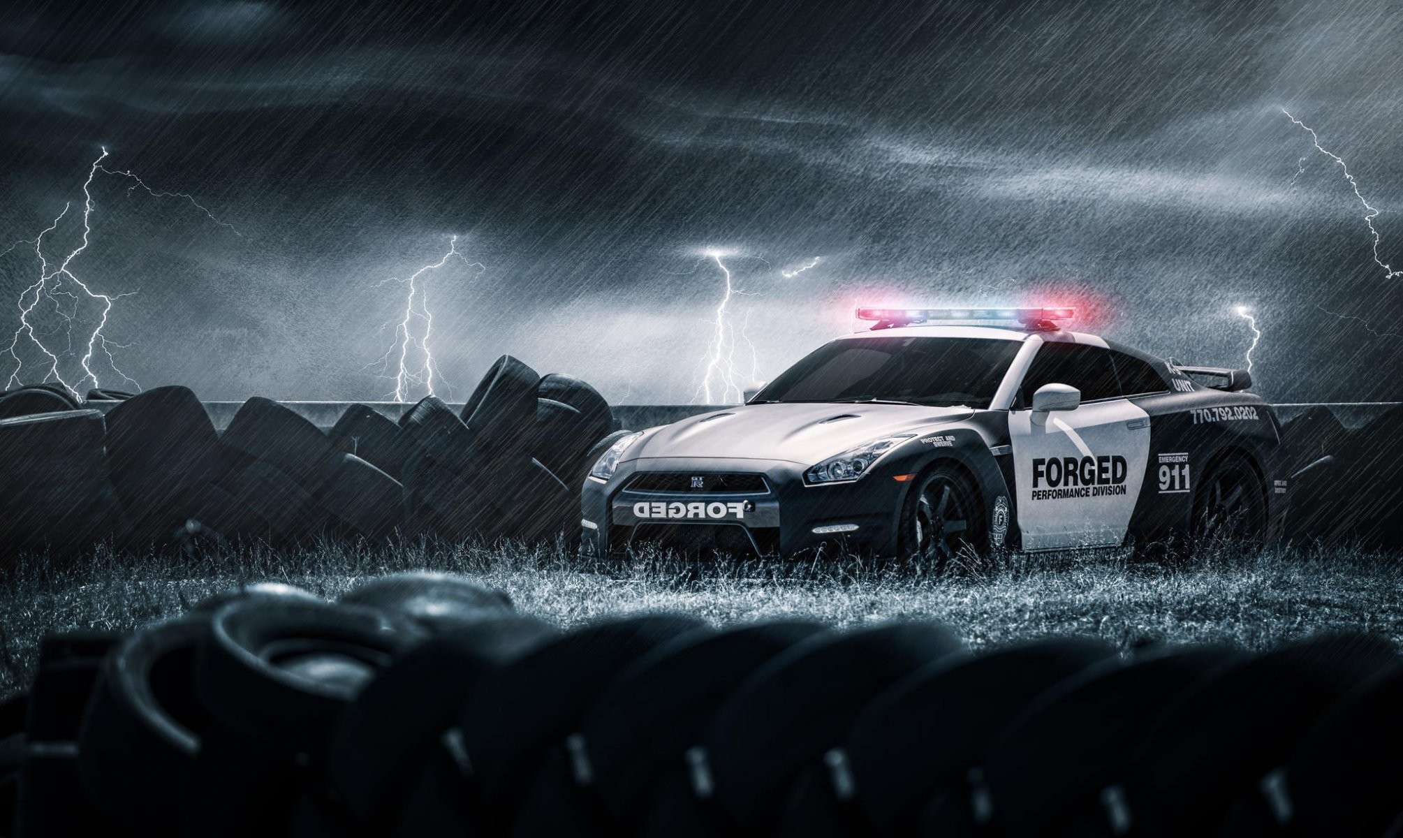 Nissan gt r black police nissan police tyres tyres rain lightning