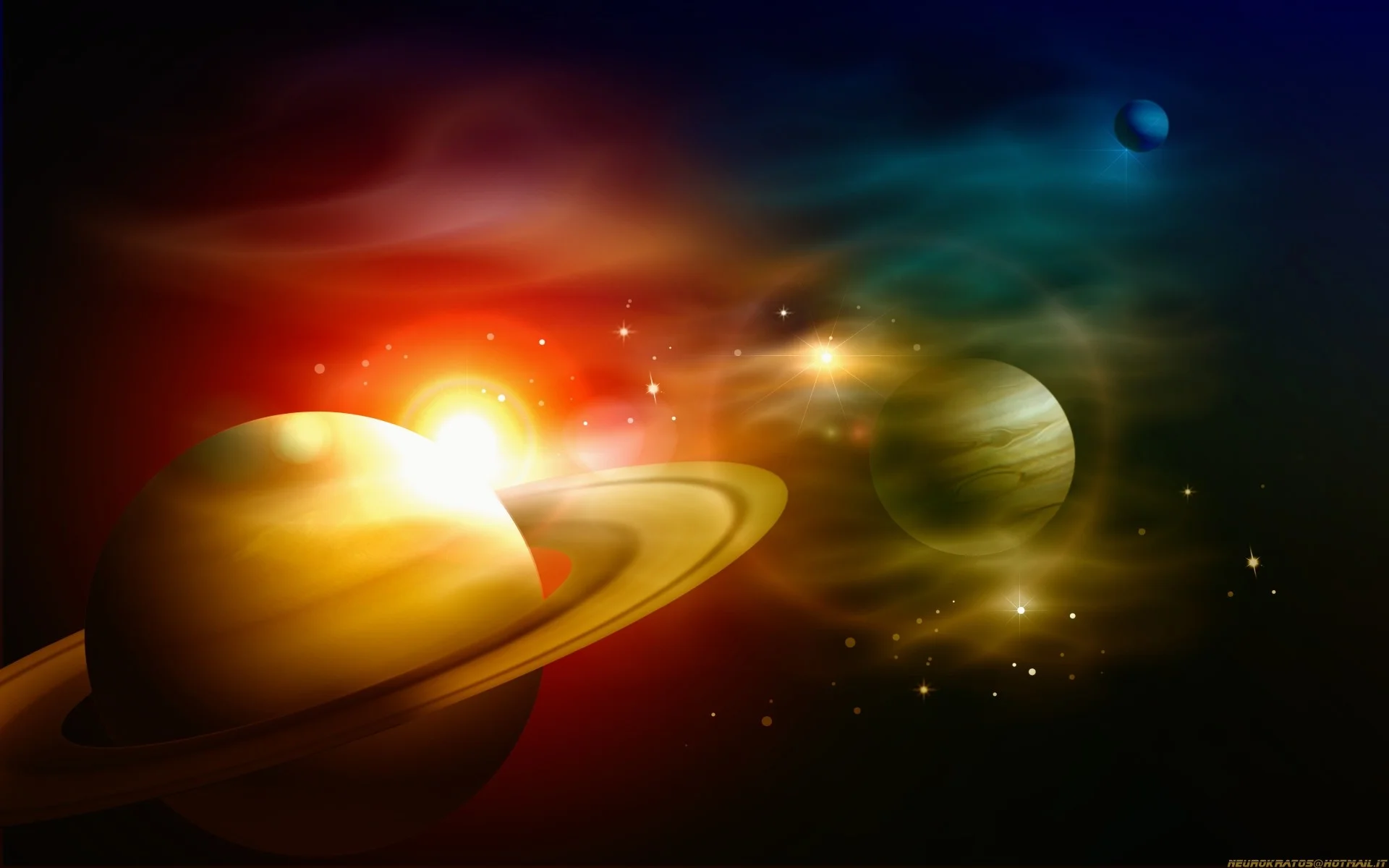 Space star sun pixel wallpaper solar planets wallpapers parallel system  large